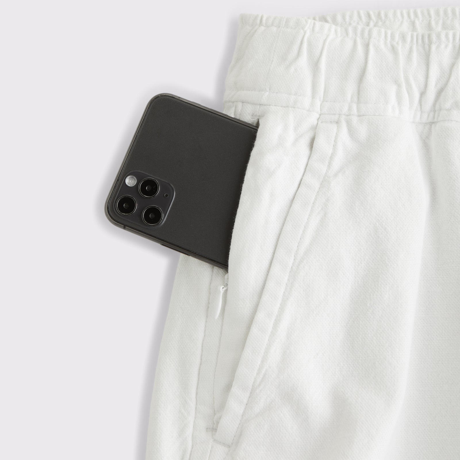Abercrombie Linen Blend Pull-On Short