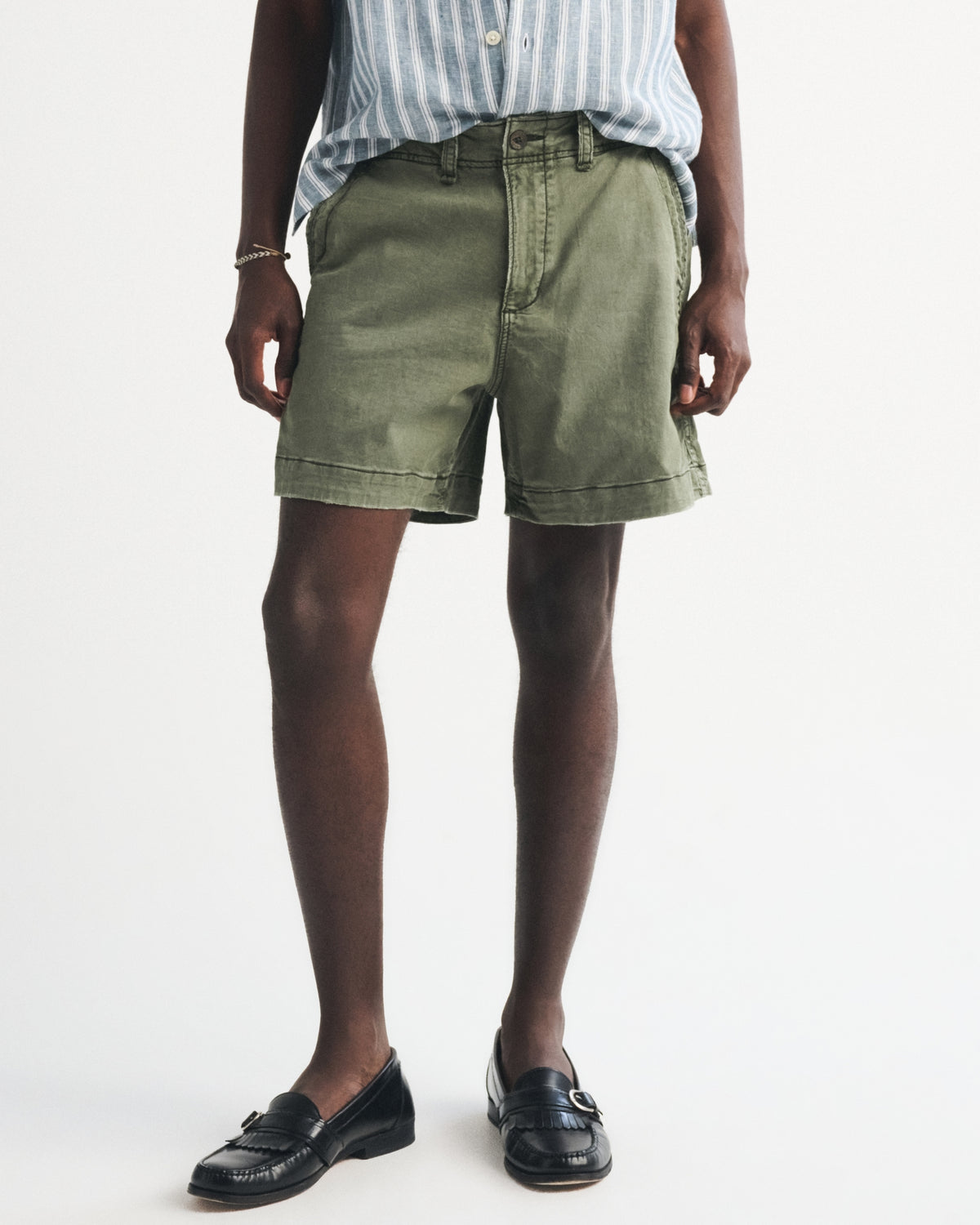 Abercrombie Sea Fade Plainfront Short