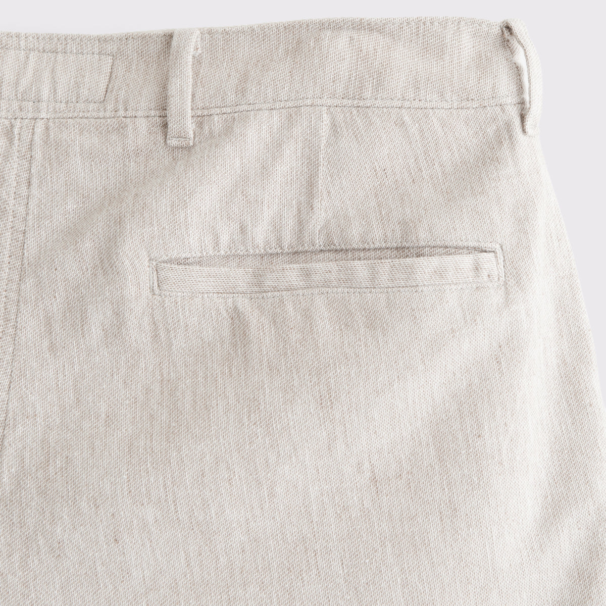 Abercrombie Linen-Blend Plainfront Short