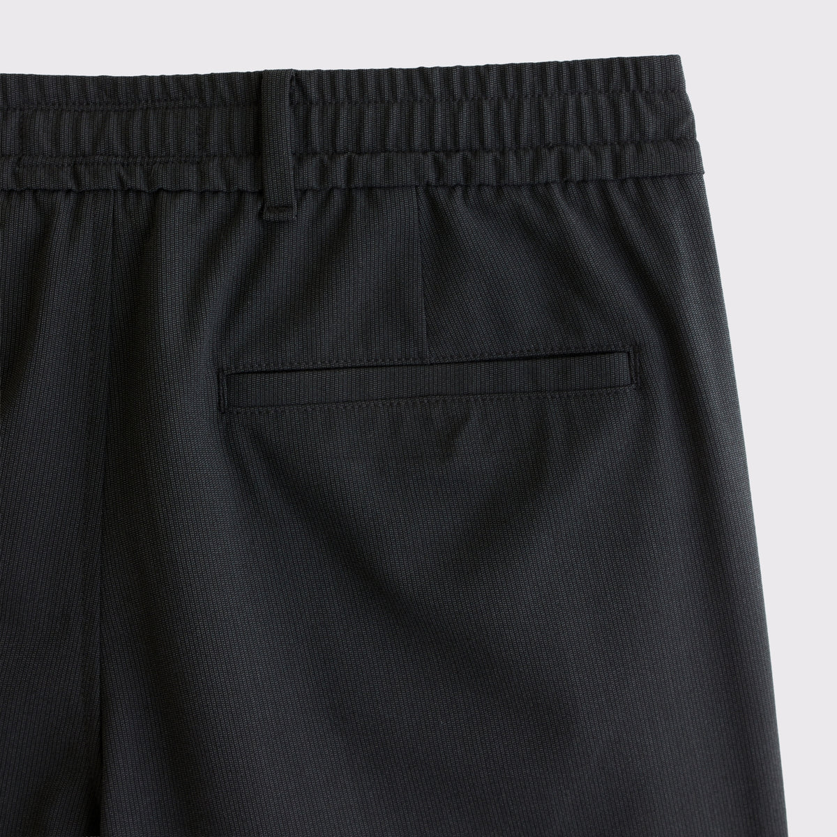 Abercrombie Relaxed Straight Pleated Hybrid-Waist Trouser