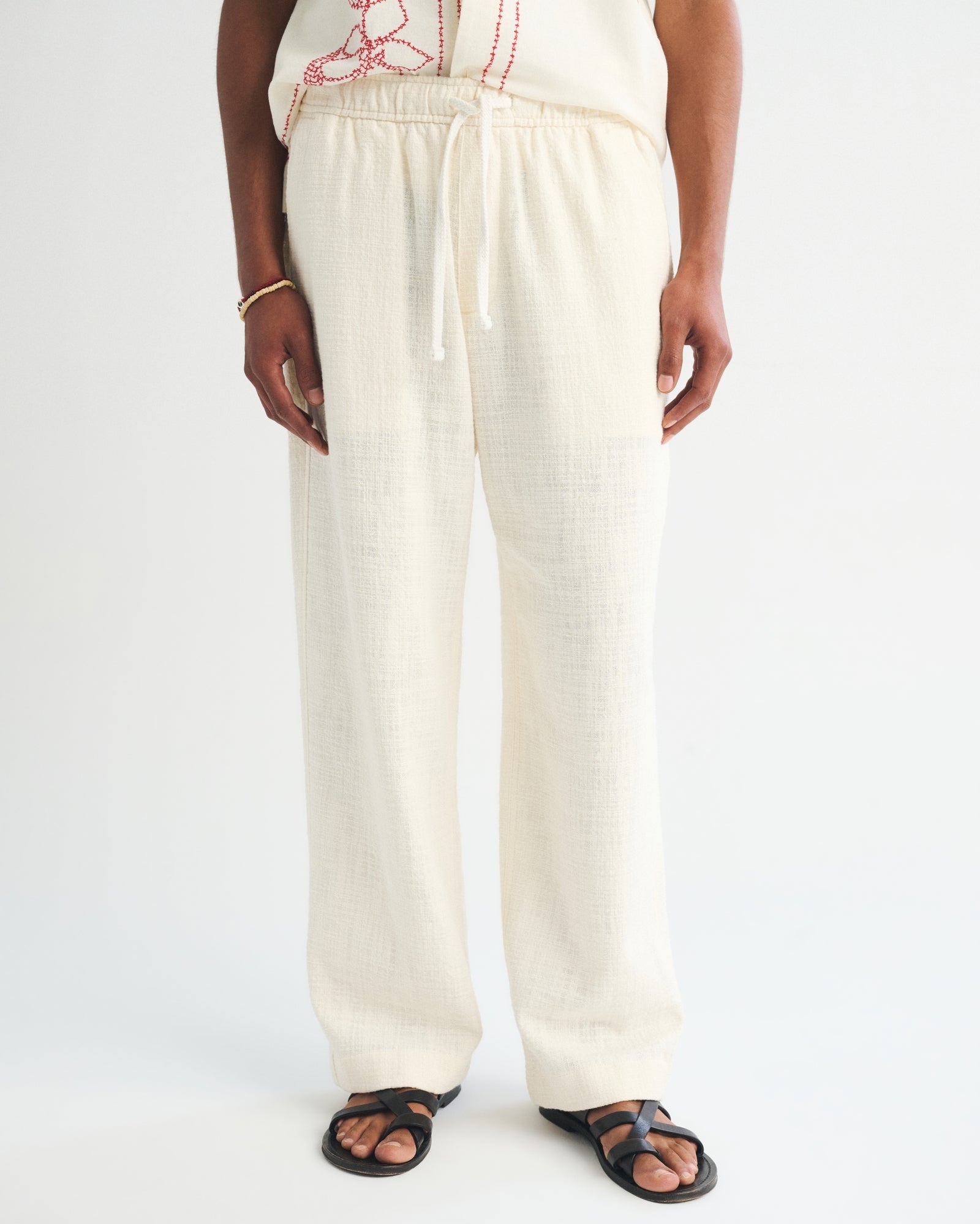 Abercrombie Textured Baggy Pull-On Pant