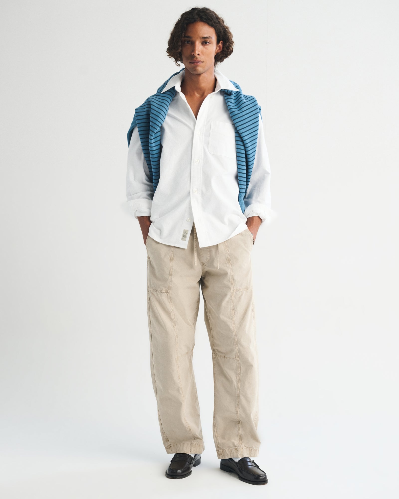 Abercrombie 100% Cotton Pull-On Barrel Pant