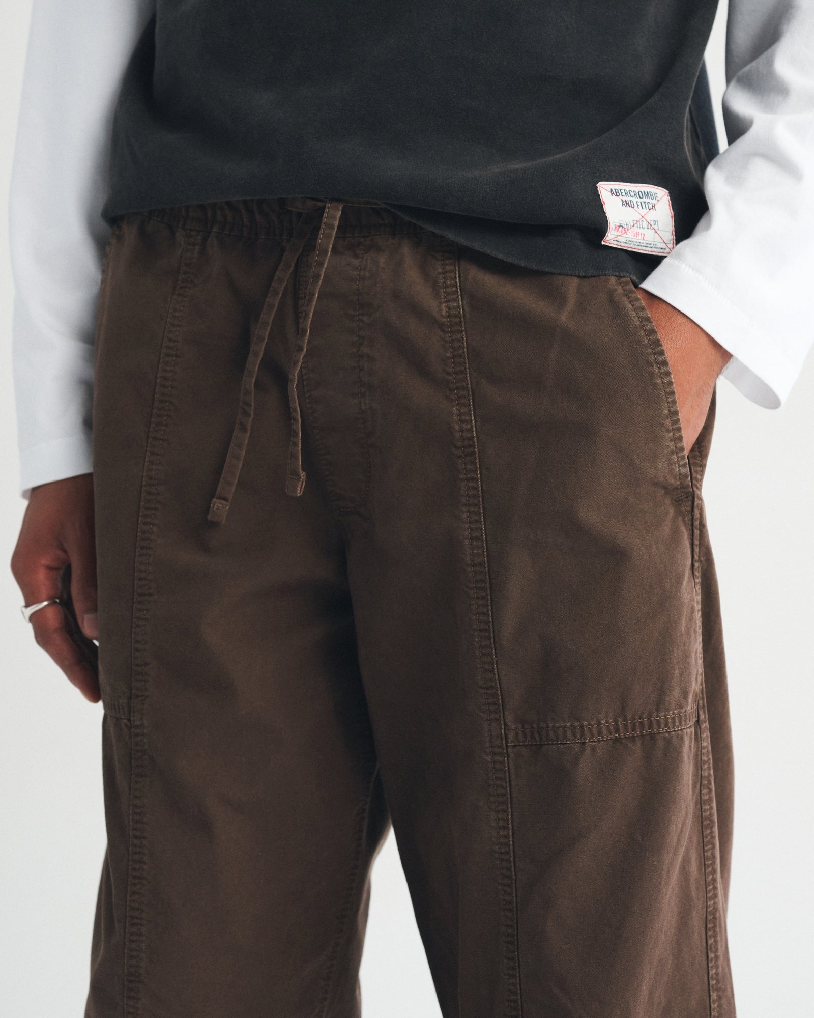 Abercrombie 100% Cotton Pull-On Barrel Pant