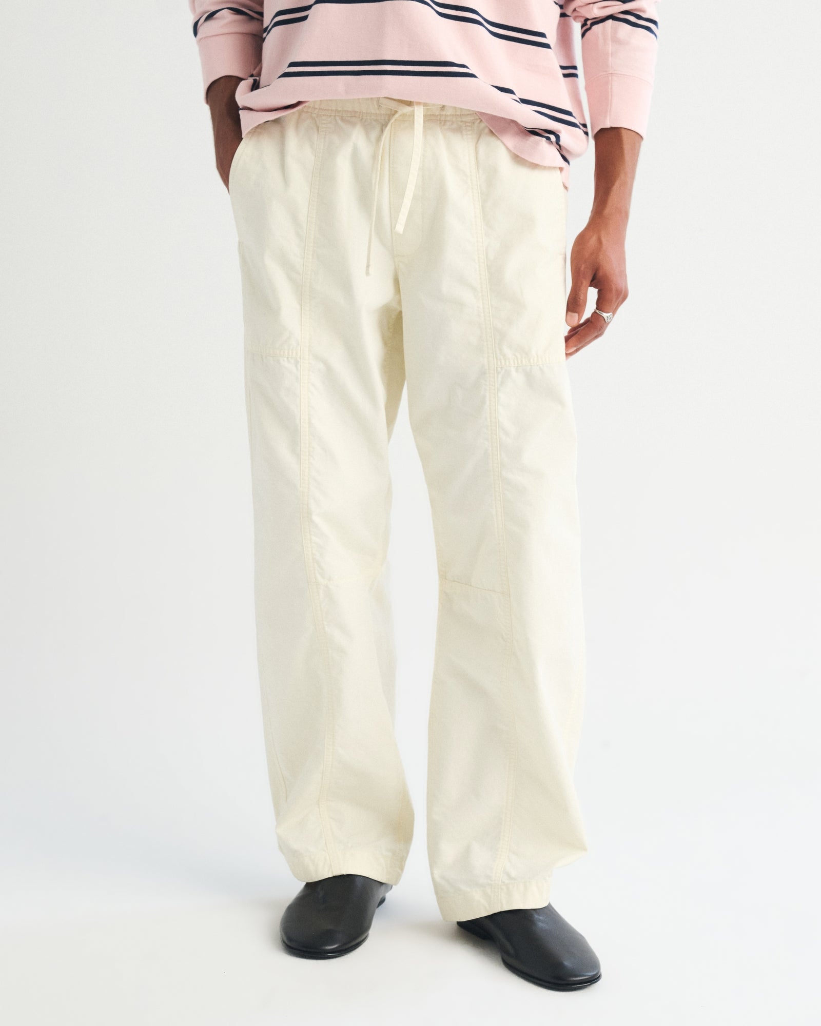 Abercrombie 100% Cotton Pull-On Barrel Pant