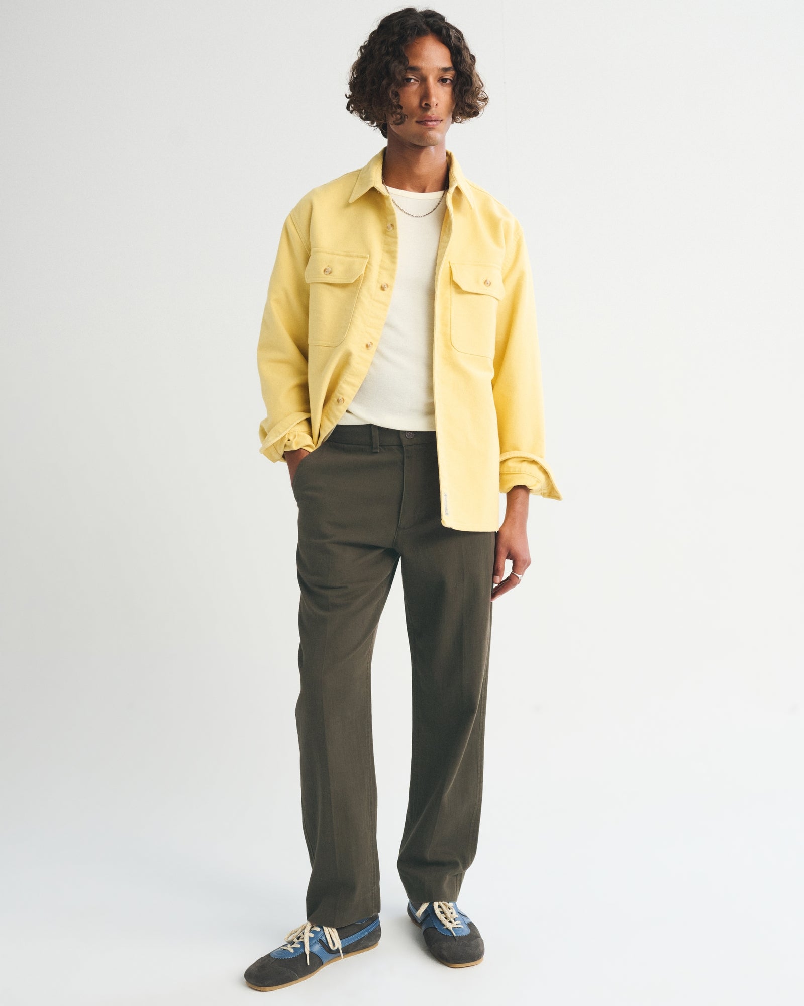 Abercrombie 100% Cotton Relaxed Straight Trouser