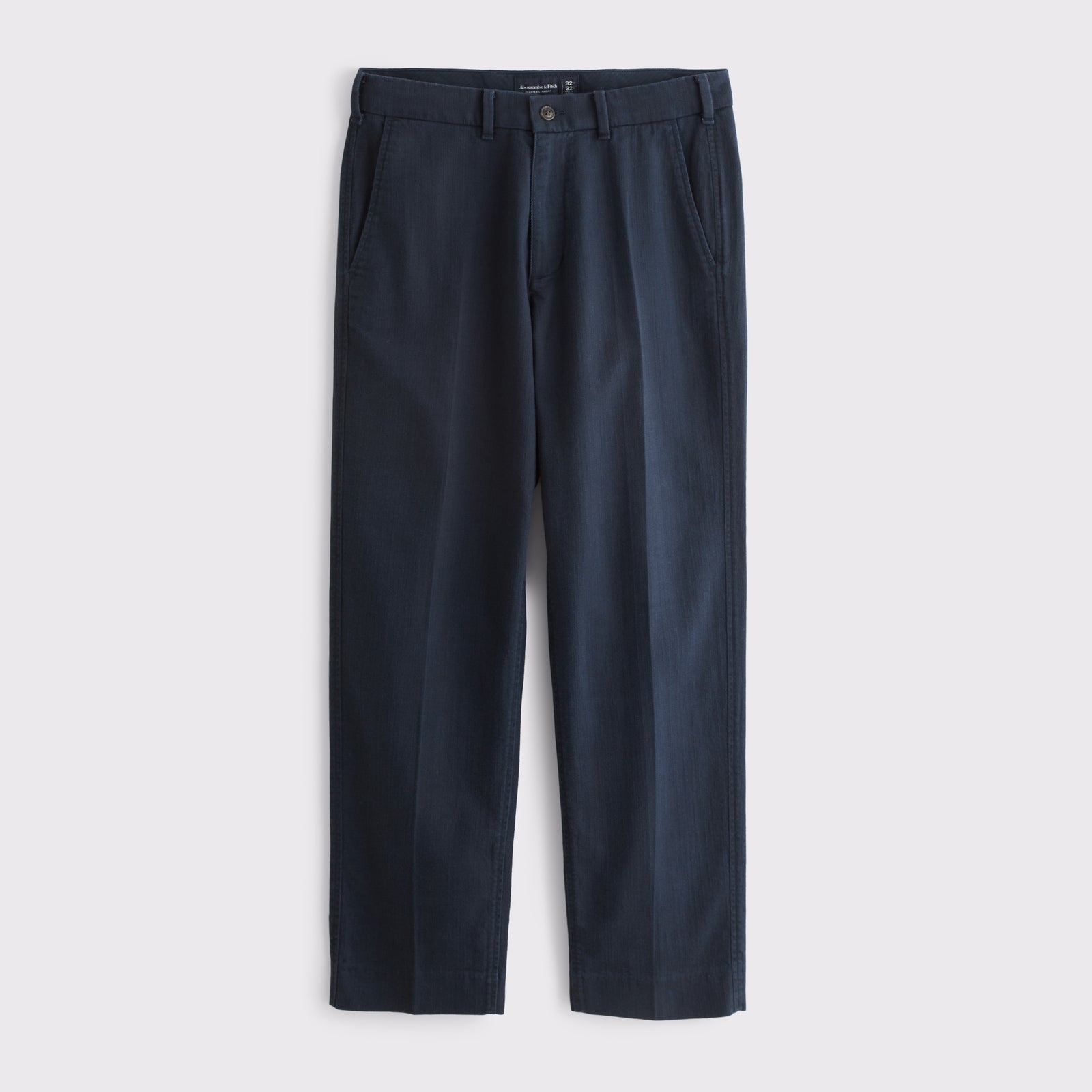 Abercrombie 100% Cotton Relaxed Straight Trouser