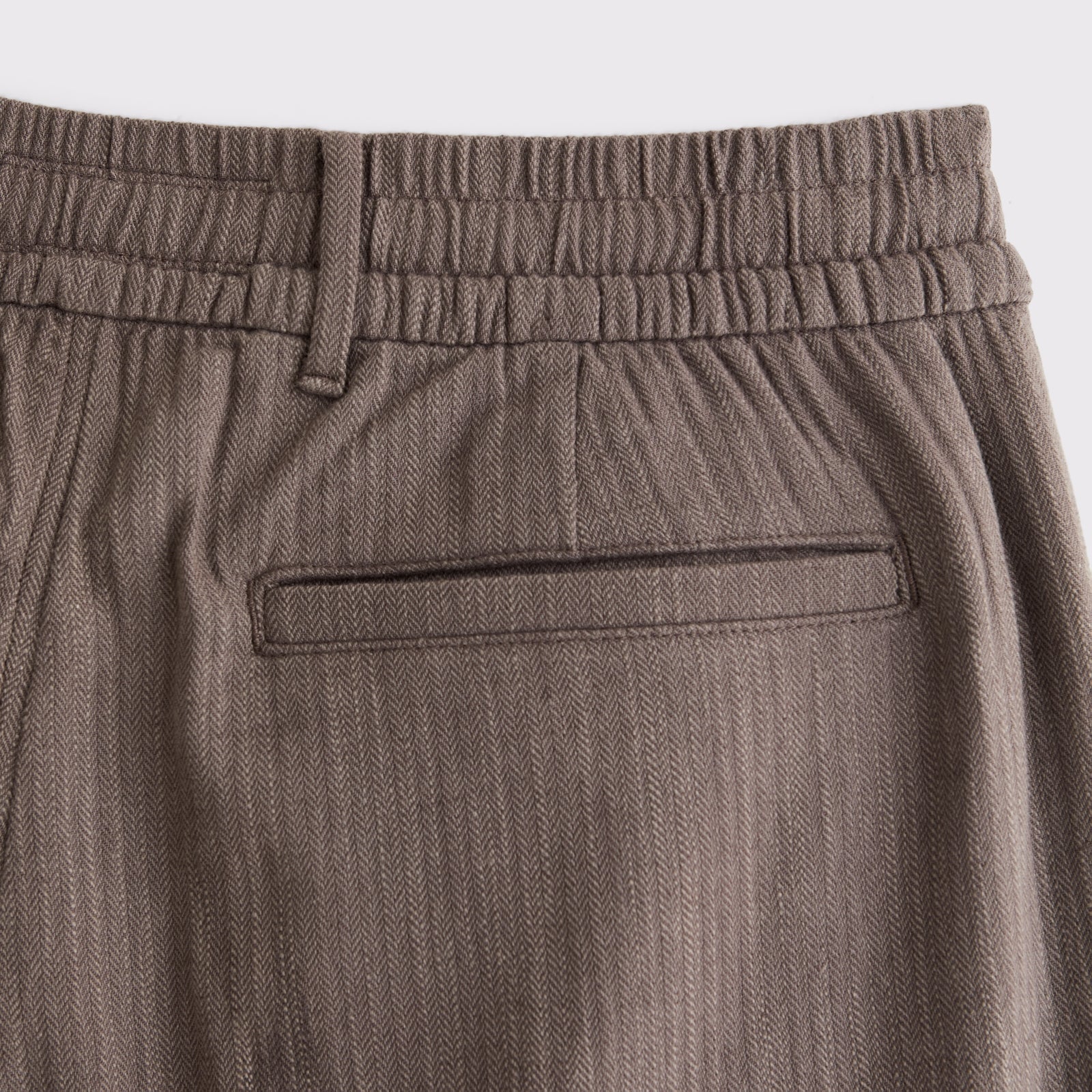 Abercrombie Linen-Blend Relaxed Pleated Hybrid-Waist Trouser