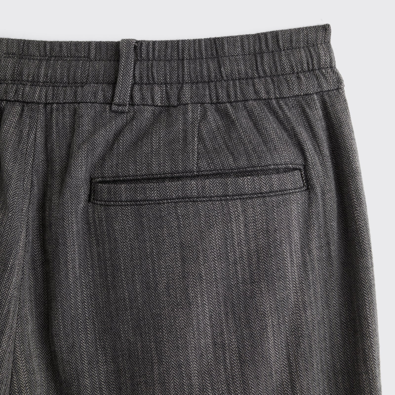 Abercrombie Linen-Blend Relaxed Pleated Hybrid-Waist Trouser