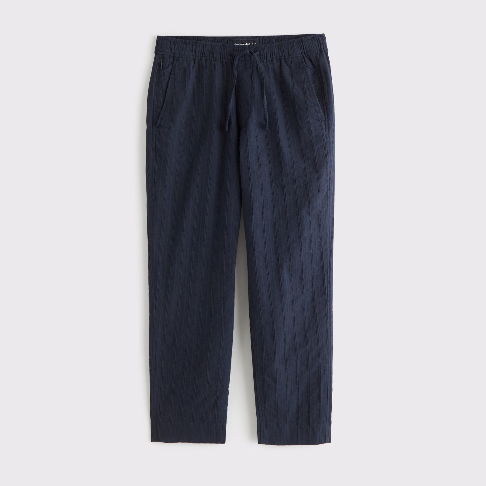 Abercrombie Loose Linen-Blend Pull-On Pant