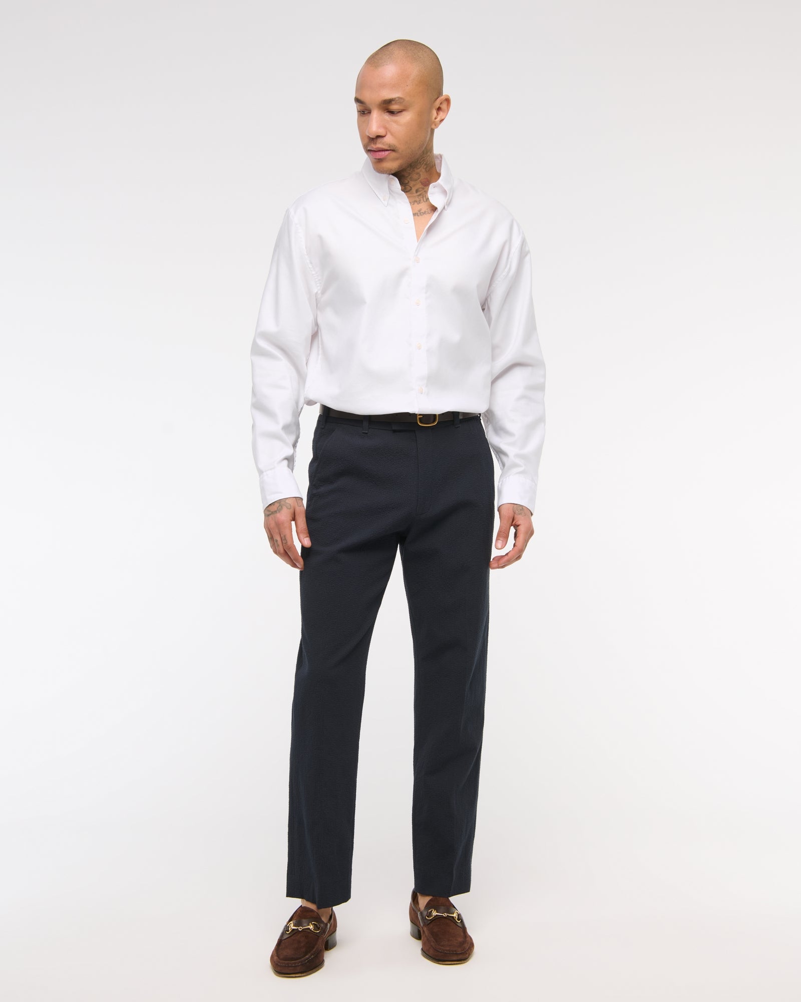 Abercrombie the A&F Collins Slim Seersucker Suit Pant