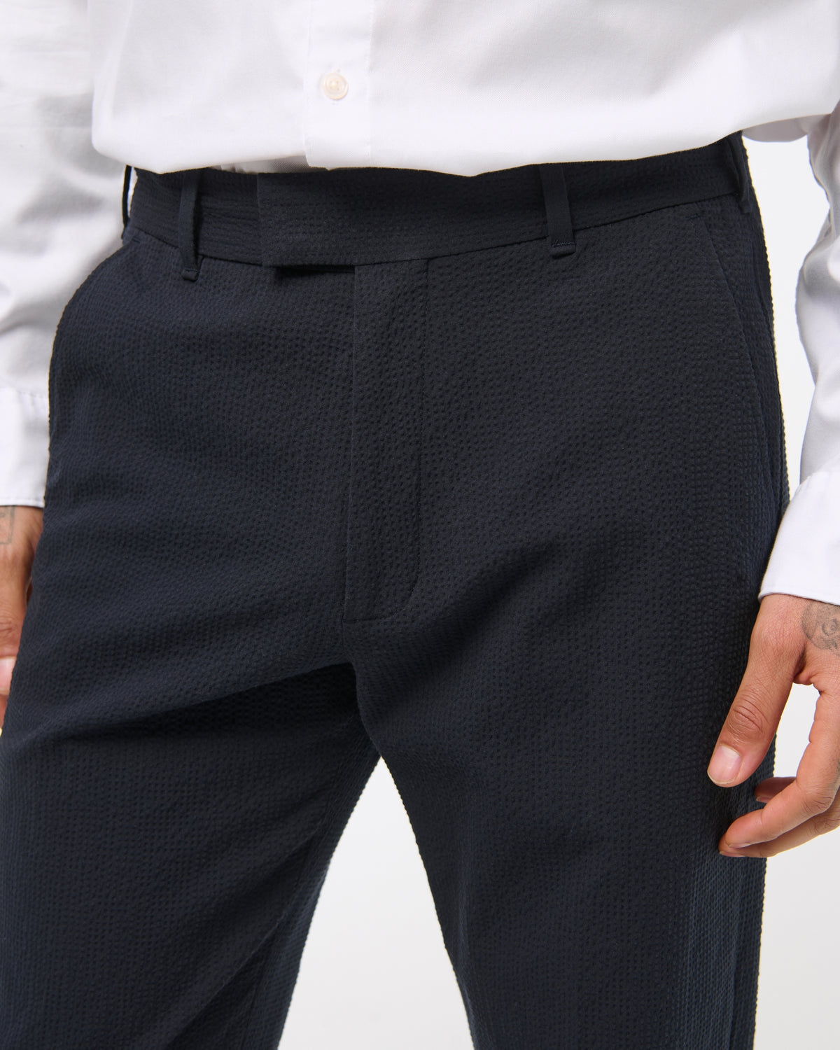 Abercrombie the A&F Collins Slim Seersucker Suit Pant