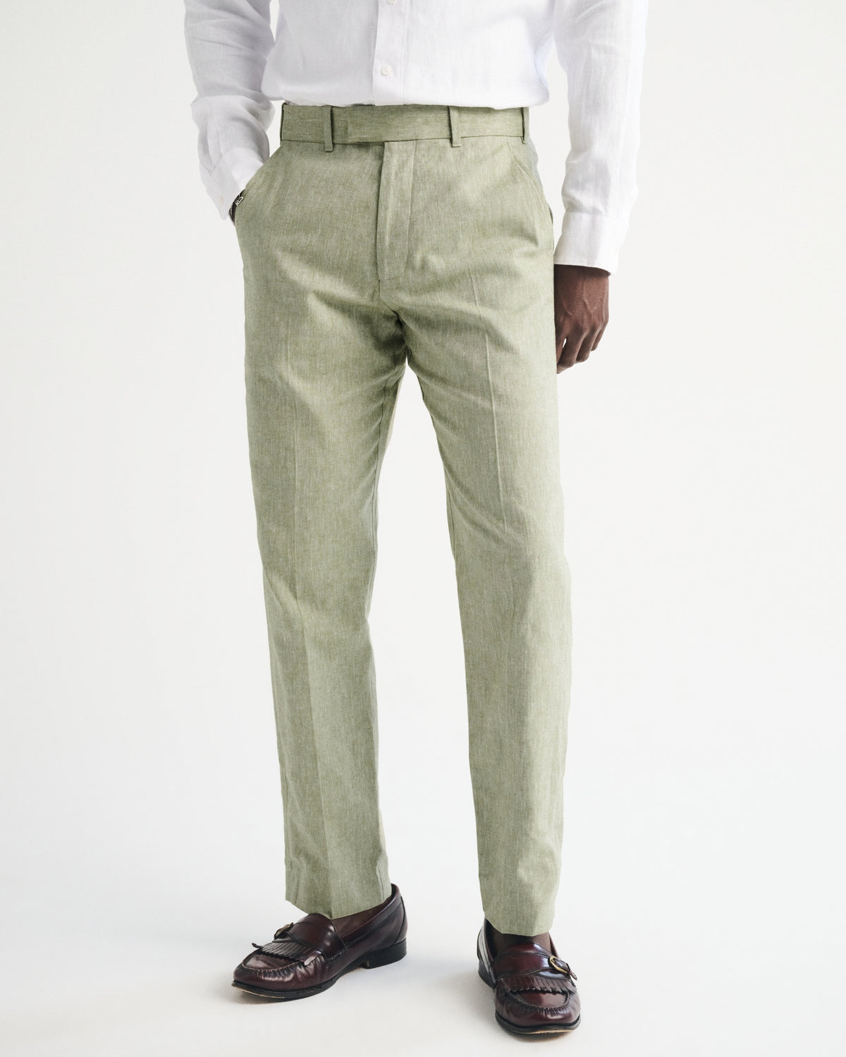 Abercrombie the A&F Collins Slim Linen-Blend Suit Pant