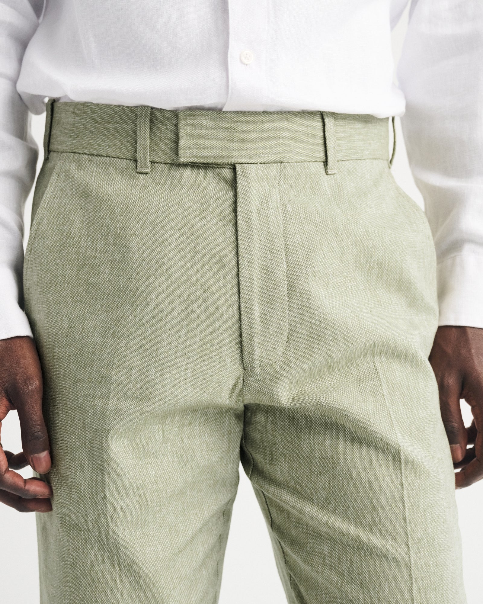 Abercrombie the A&F Collins Slim Linen-Blend Suit Pant