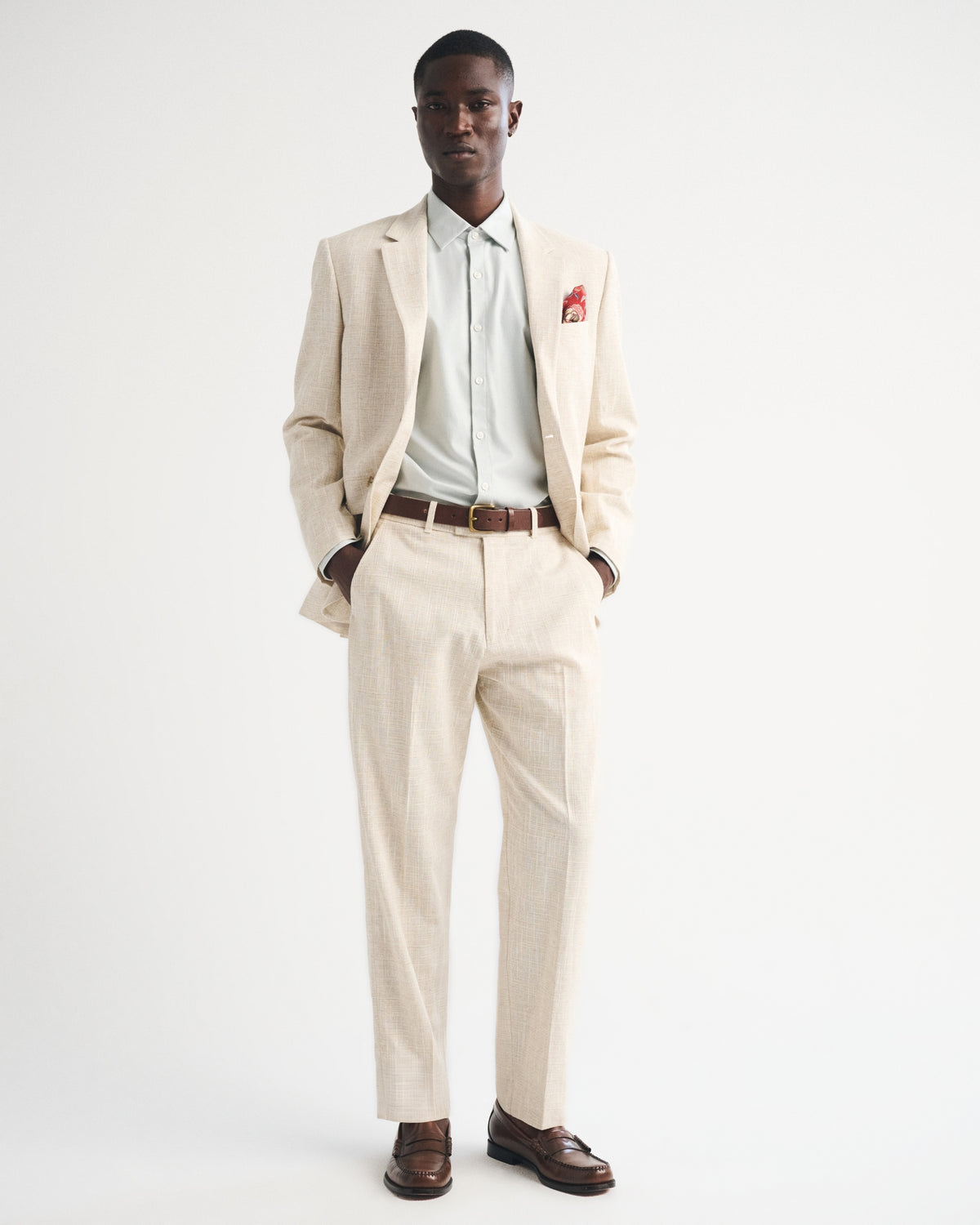 Abercrombie the A&F Collins Linen-Blend Suit Pant