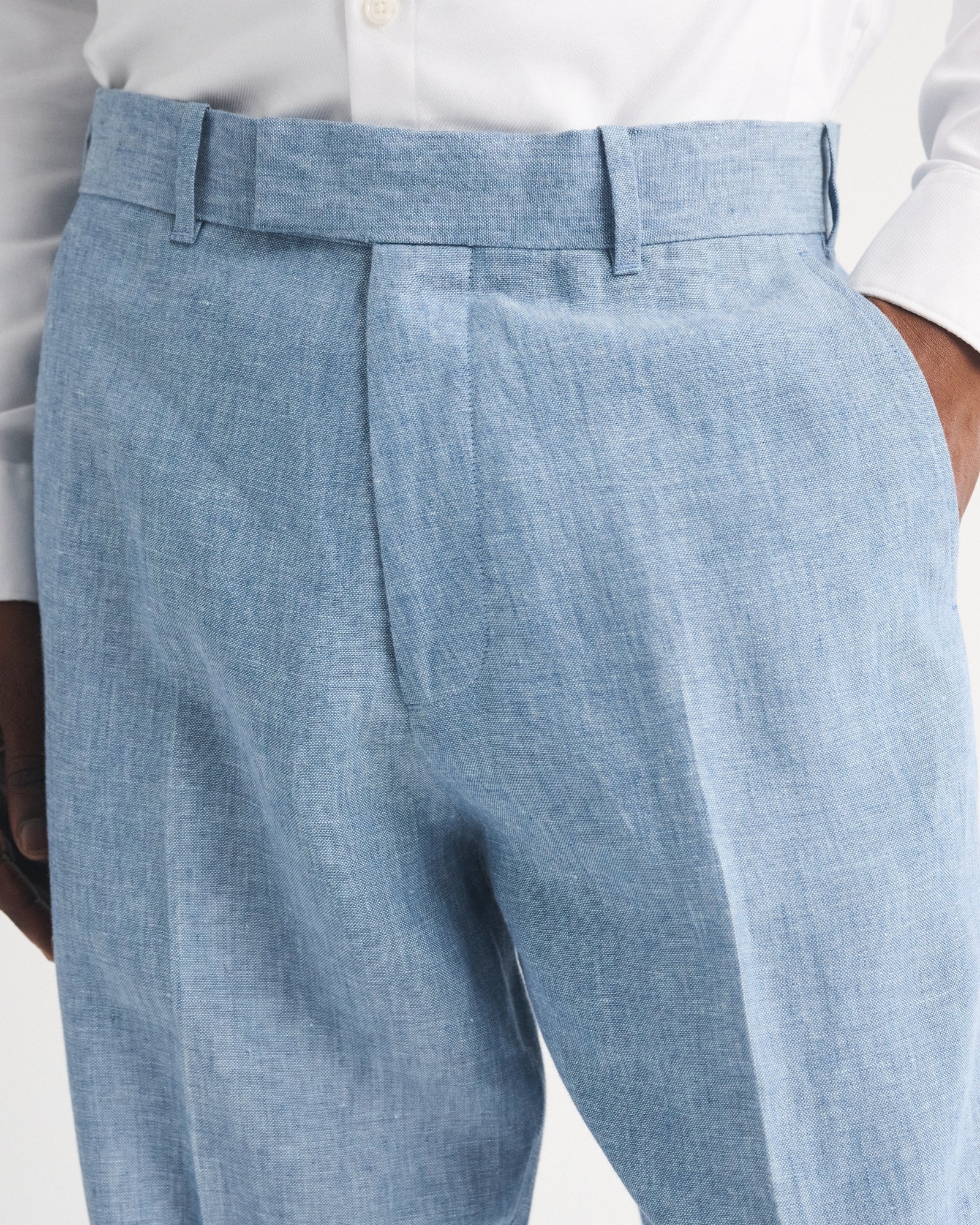 Abercrombie the A&F Collins 100% Linen Suit Pant