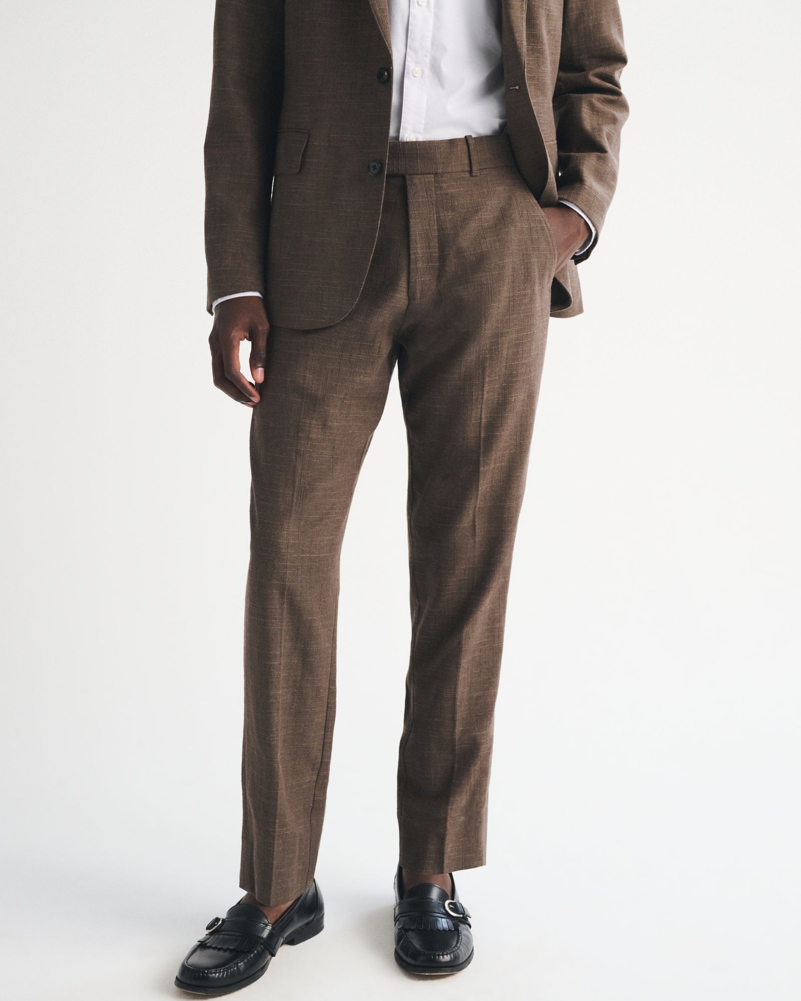 Abercrombie the A&F Collins Slim Linen-Blend Suit Pant