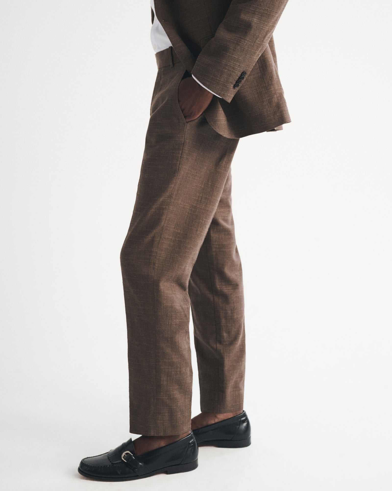 Abercrombie the A&F Collins Slim Linen-Blend Suit Pant