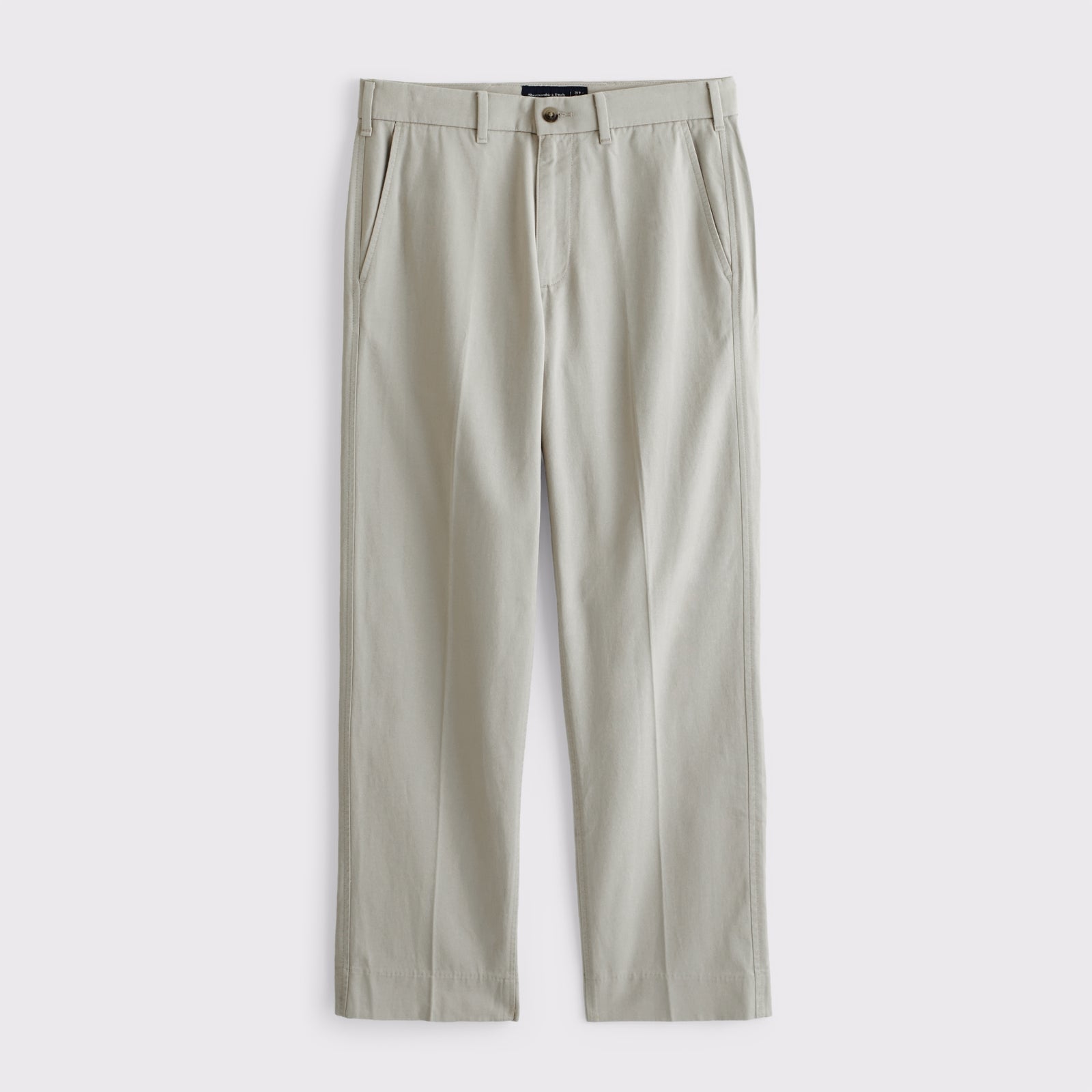 Abercrombie Cotton-Blend Relaxed Straight Trouser