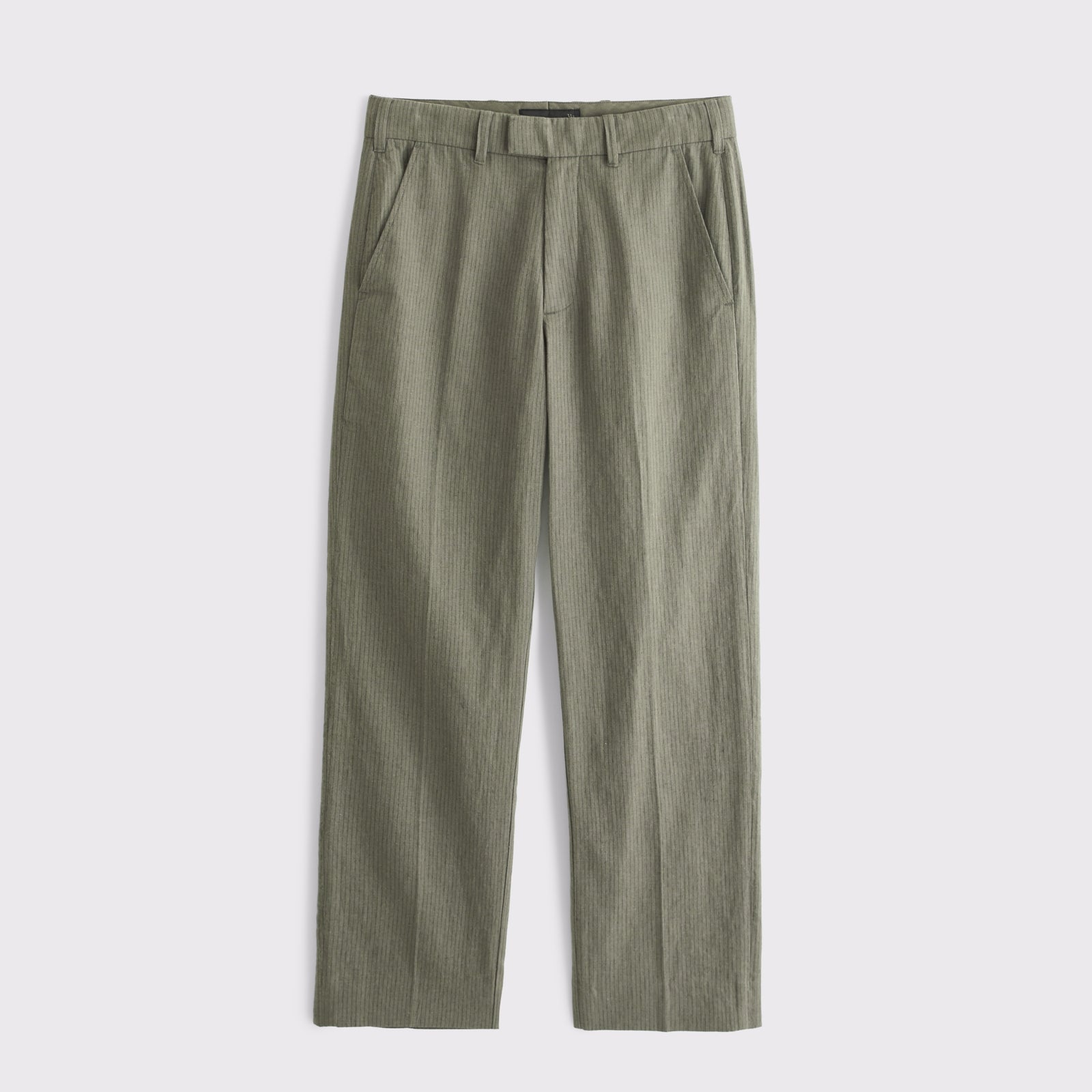 Abercrombie the A&F Collins Relaxed Straight Linen-Blend Suit Pant