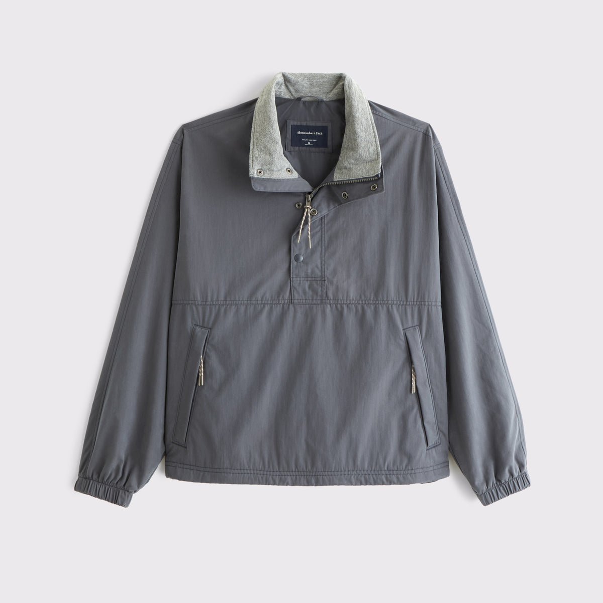 Abercrombie Mock Neck Half-Snap Jacket