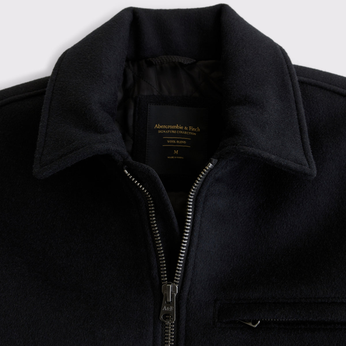 Abercrombie Wool-Blend Zip Jacket