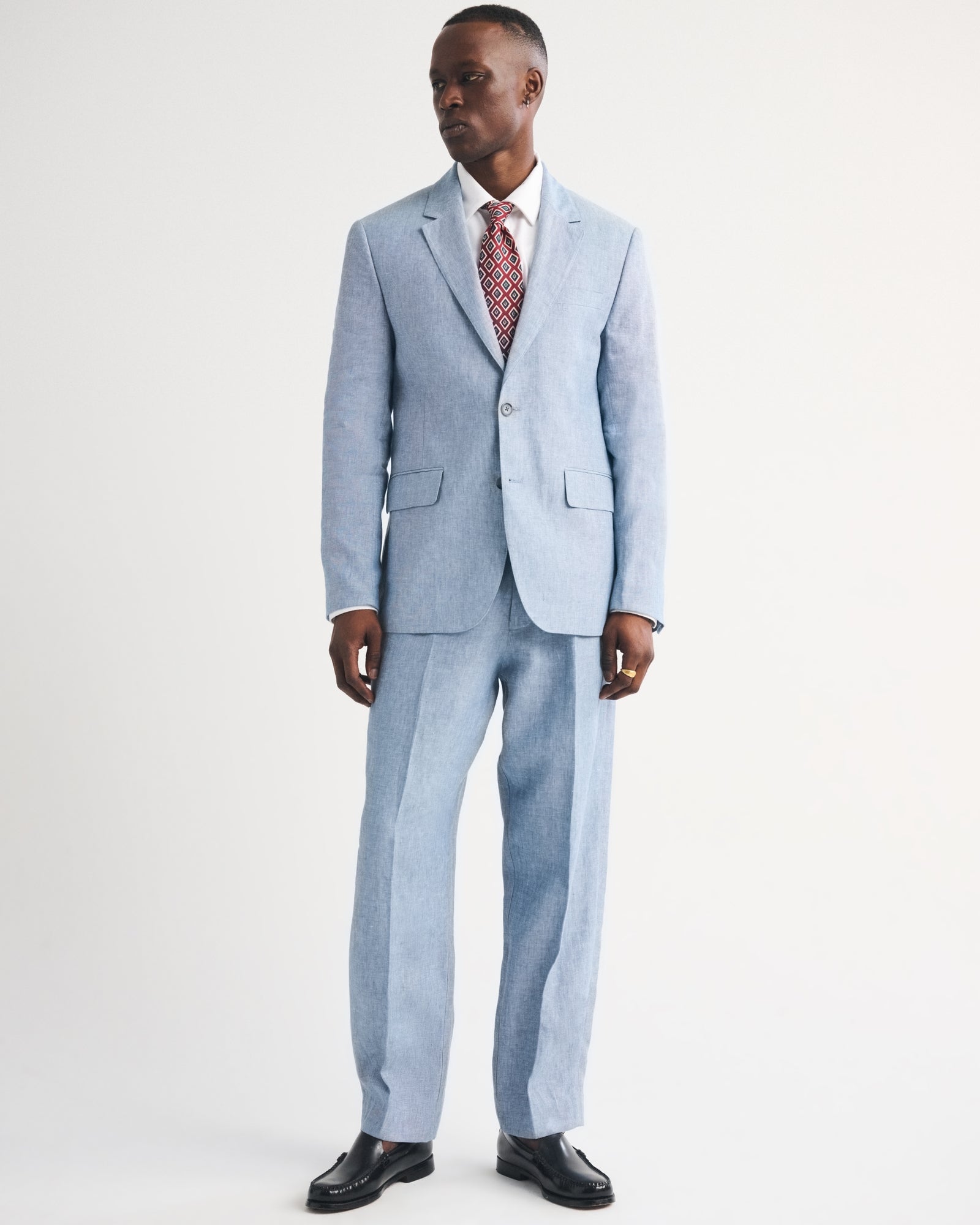 Abercrombie the A&F Collins 100% Linen Blazer
