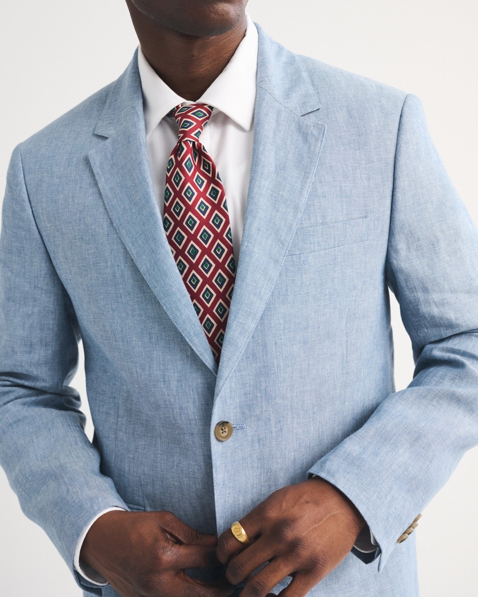 Abercrombie the A&F Collins 100% Linen Blazer