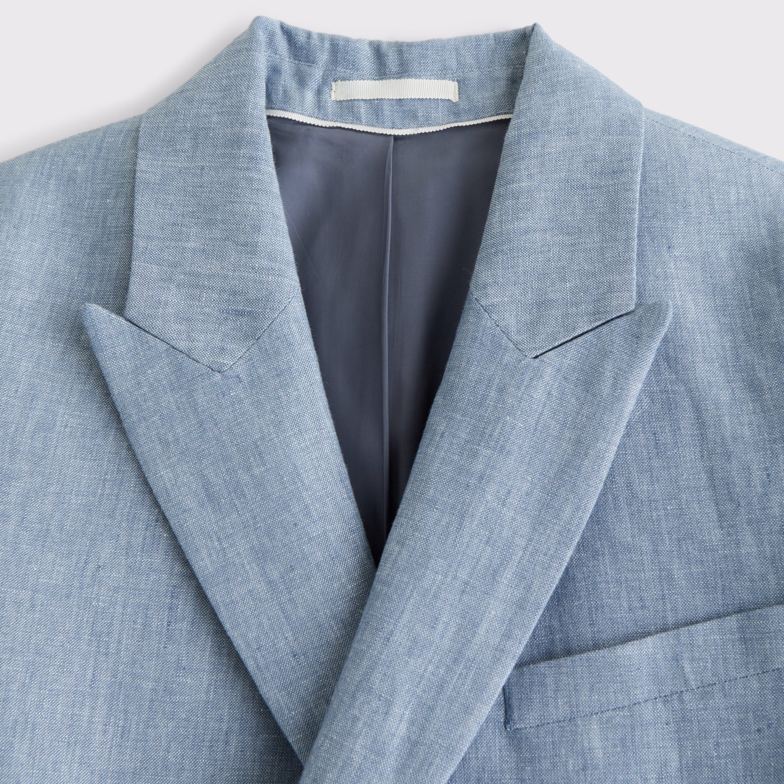 Abercrombie the A&F Collins Double-Breasted 100% Linen Blazer