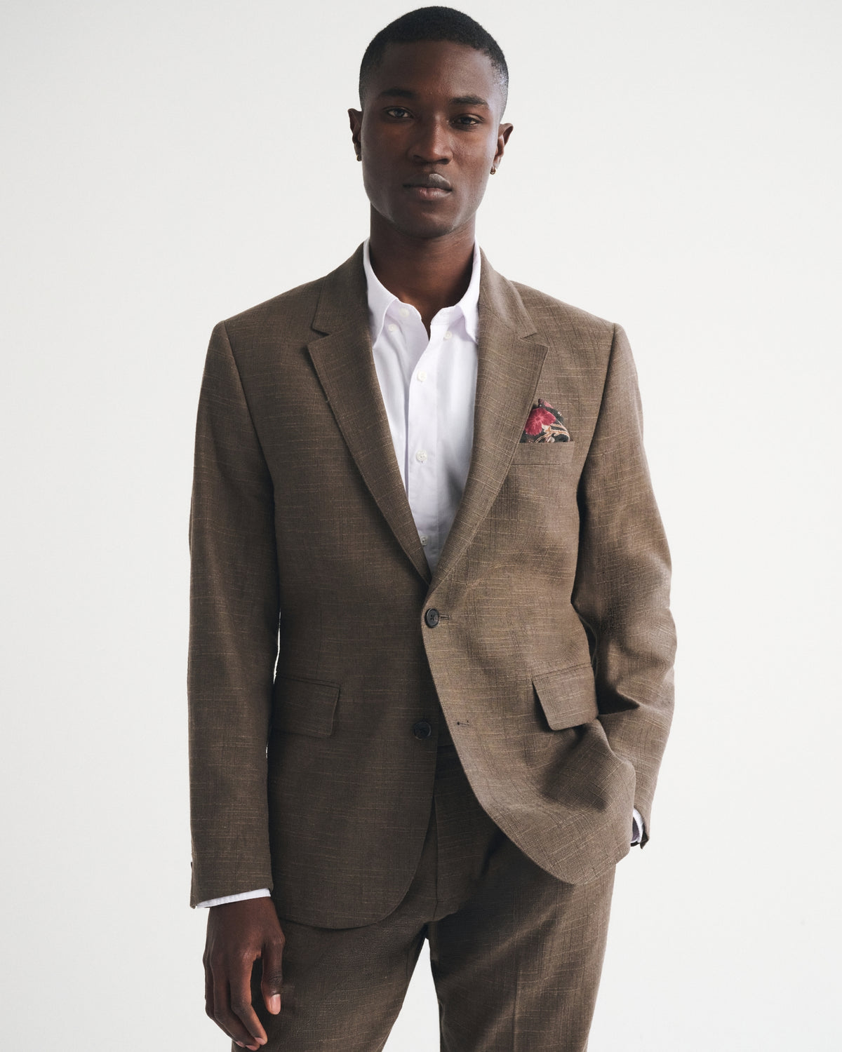 Abercrombie the A&F Collins Slim Linen-Blend Blazer