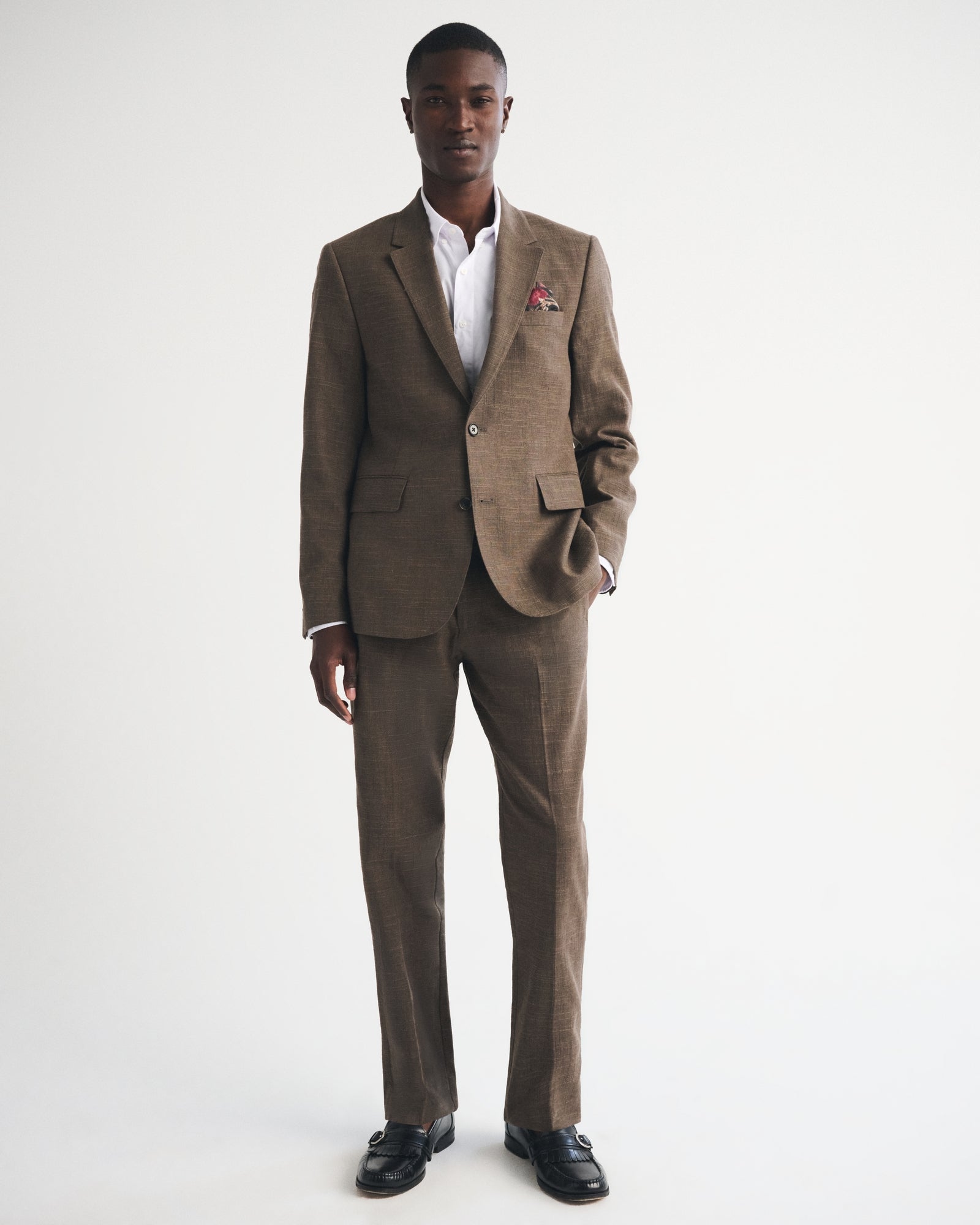 Abercrombie the A&F Collins Slim Linen-Blend Blazer