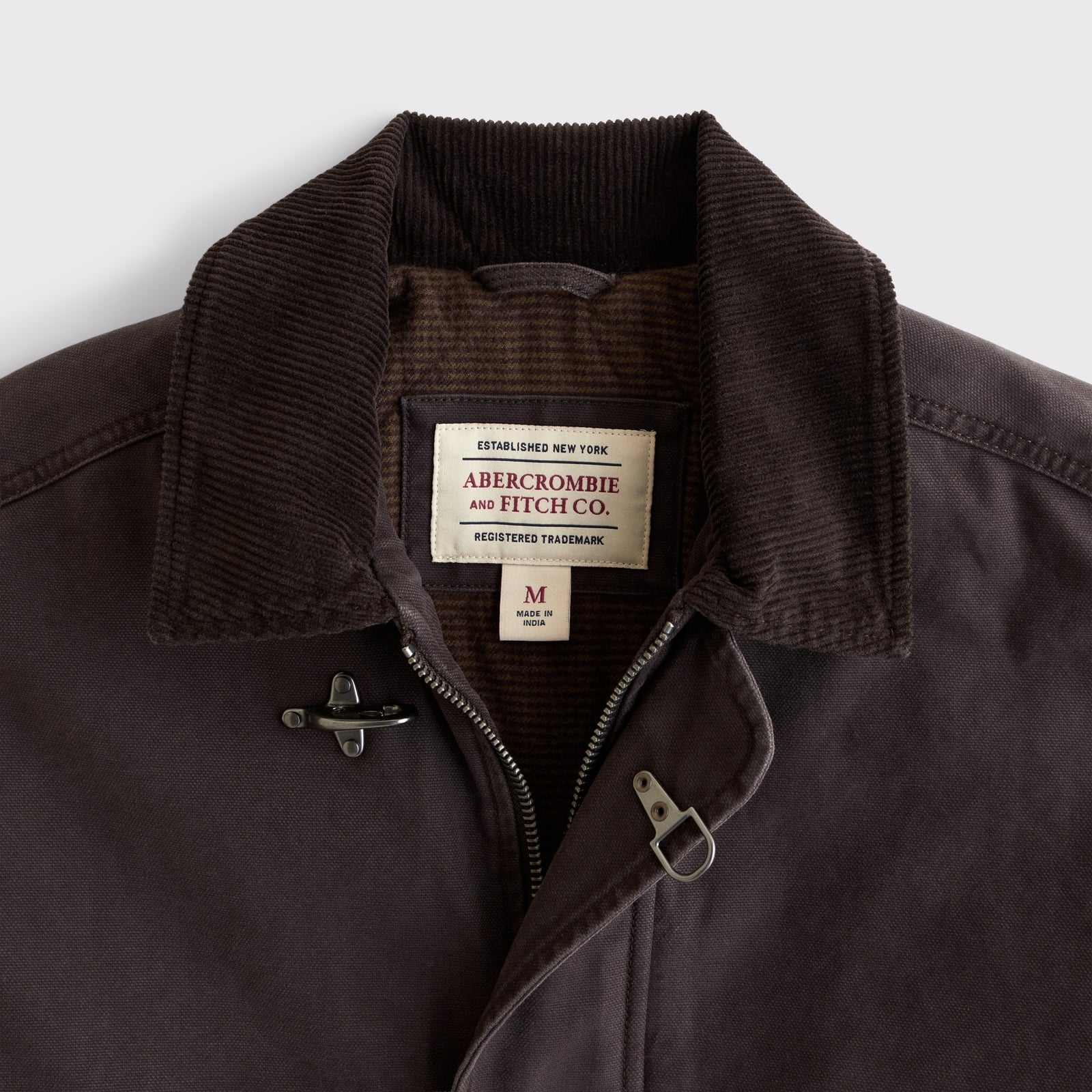 Abercrombie Canvas Fireman Clasp Jacket