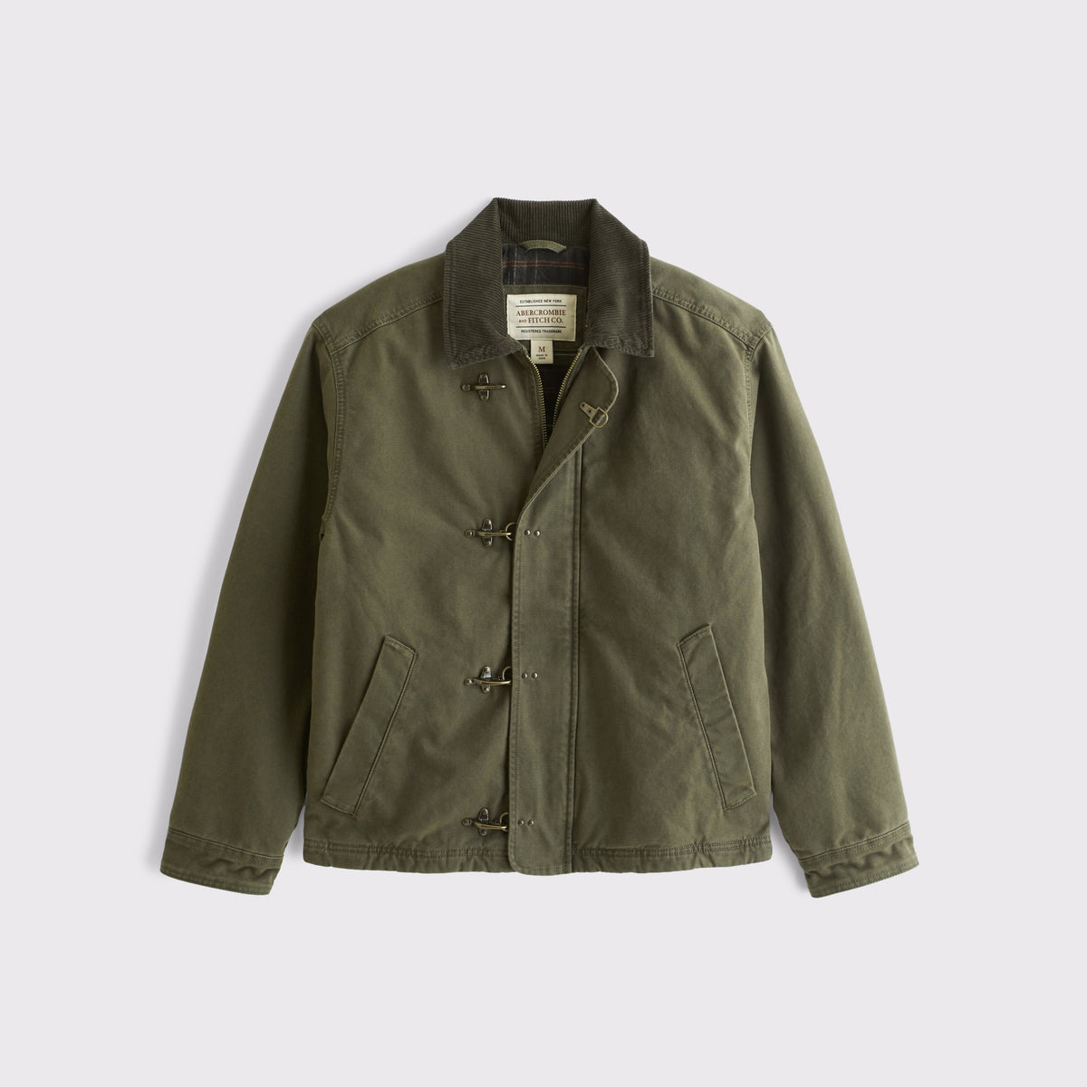 Abercrombie Canvas Fireman Clasp Jacket