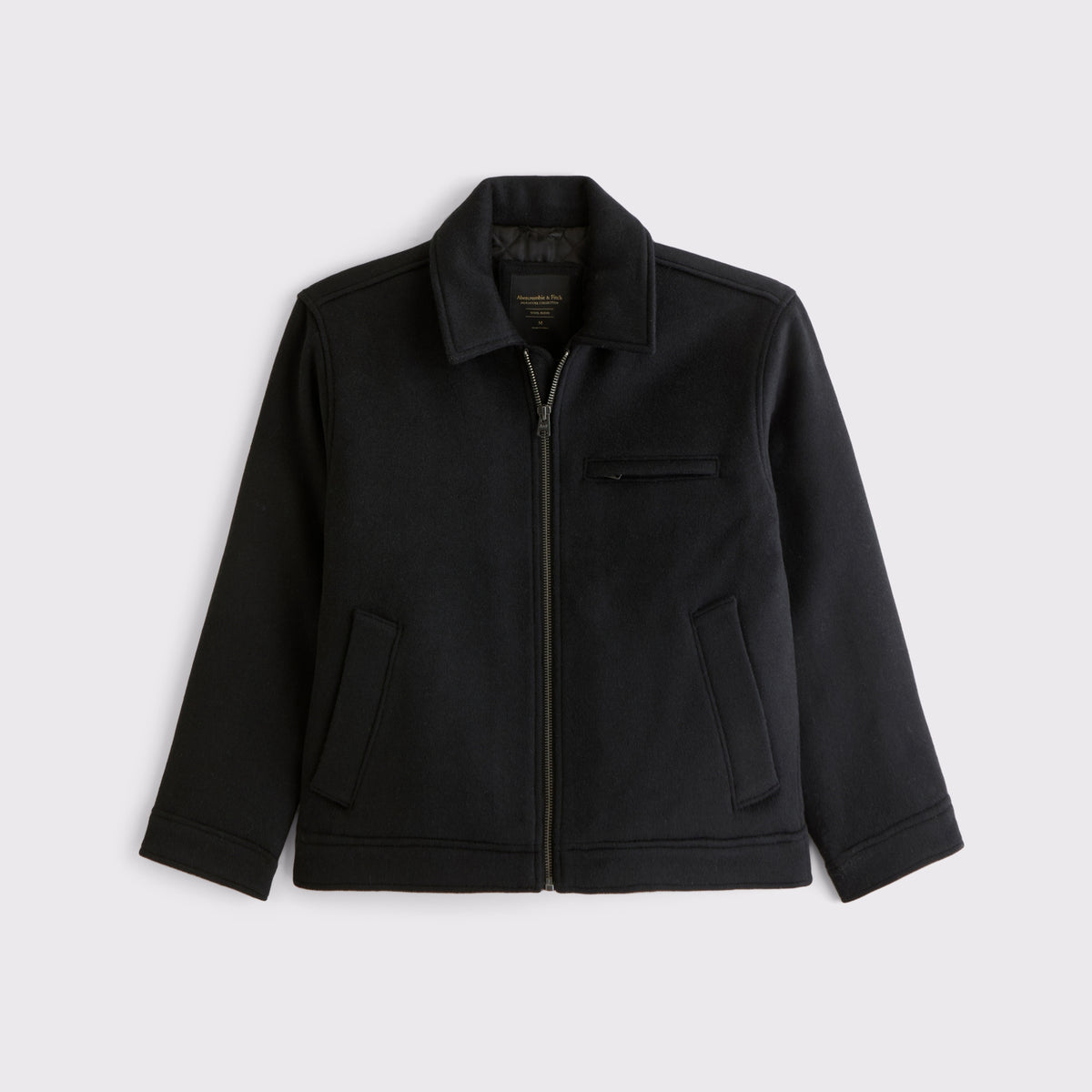 Abercrombie Wool-Blend Trucker Jacket