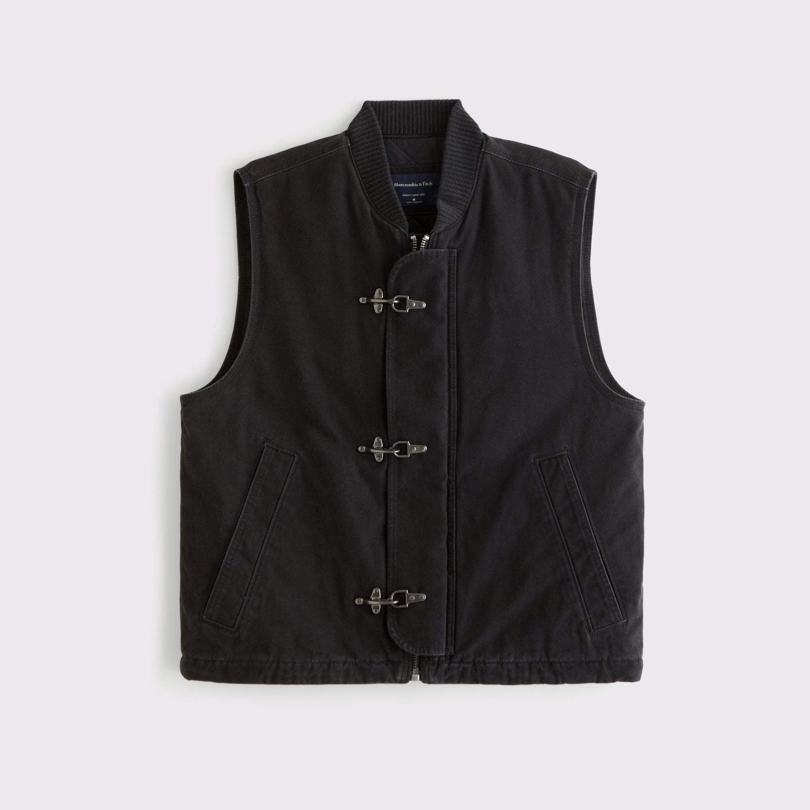Abercrombie 100% Cotton Fireman Clasp Workwear Vest