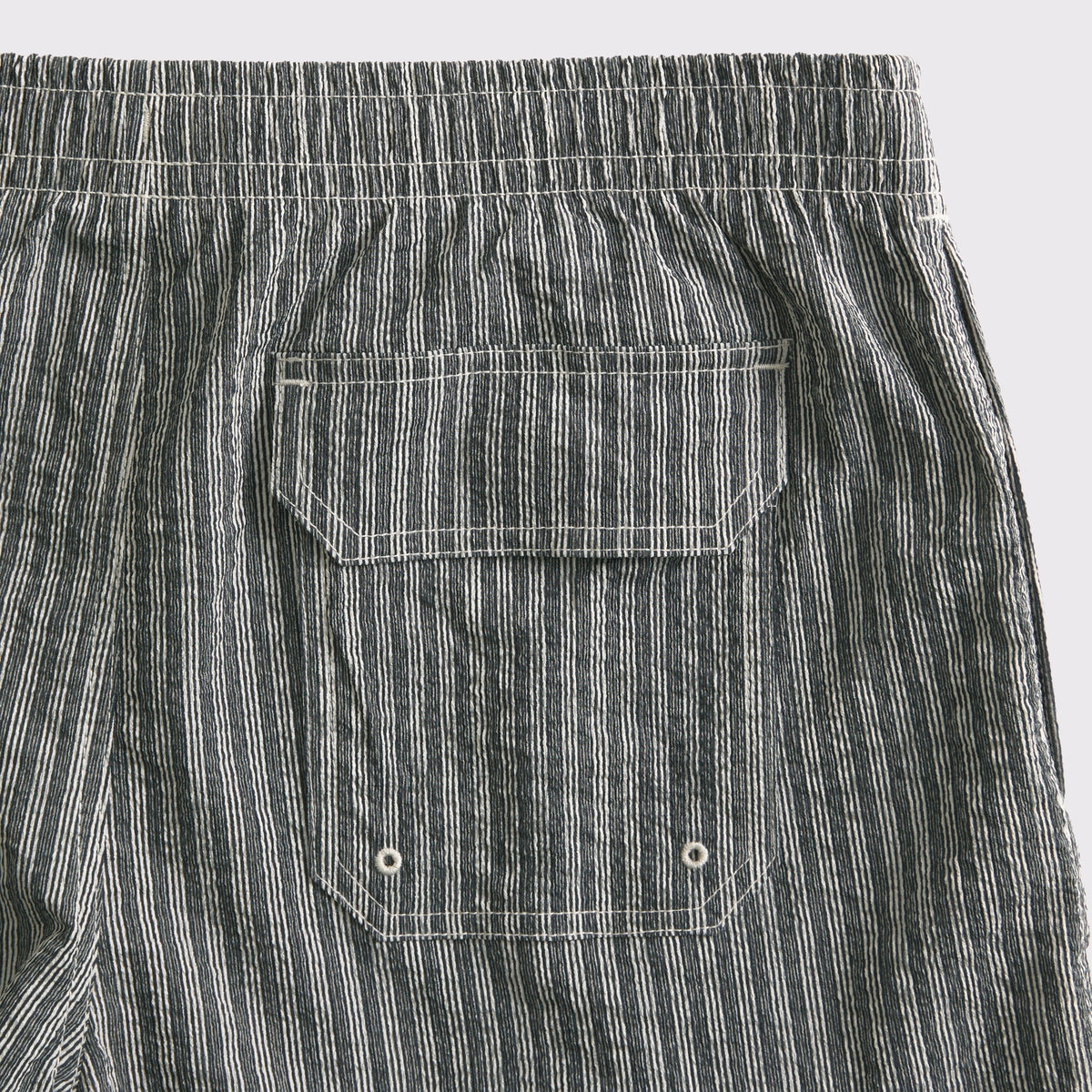 Abercrombie Pull-On Embroidered Swim Trunk