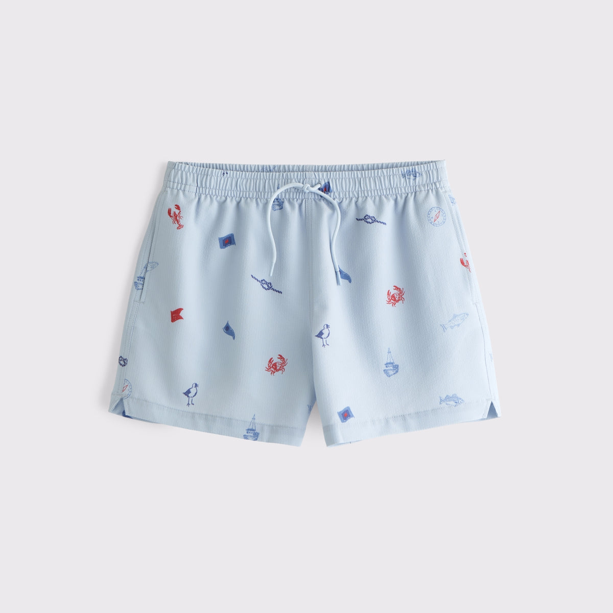 Abercrombie Pull-On Embroidered Swim Trunk