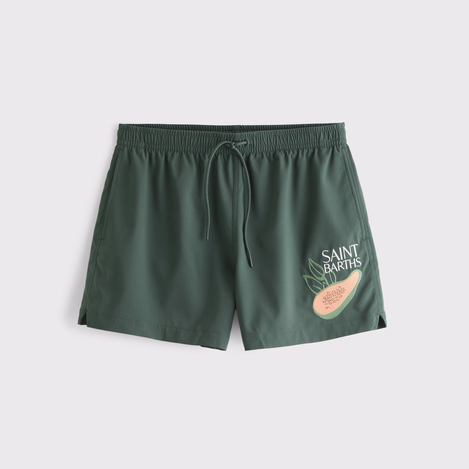 Abercrombie Pull-On Embroidered Swim Trunk