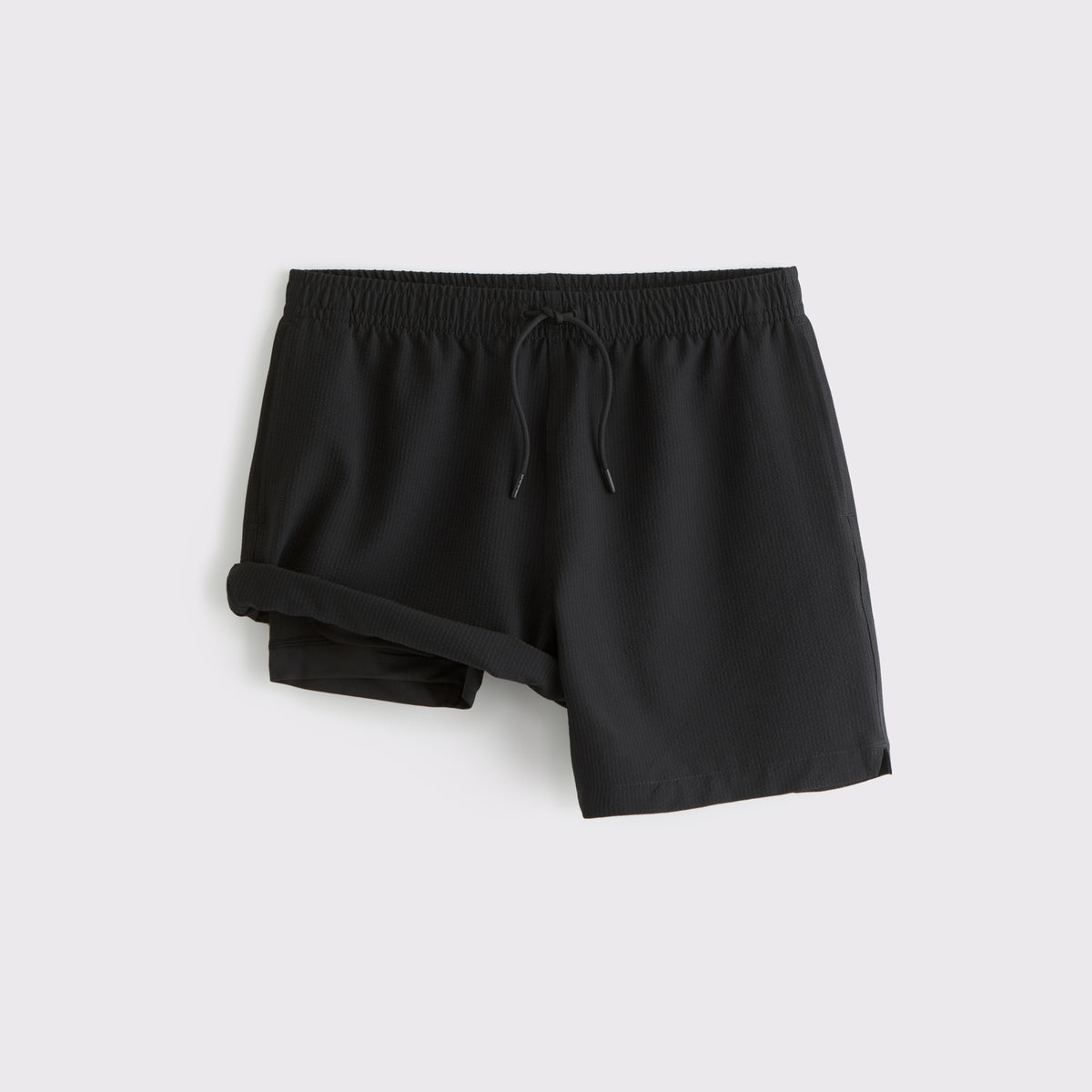 Abercrombie Pull-On Seersucker Swim Trunk