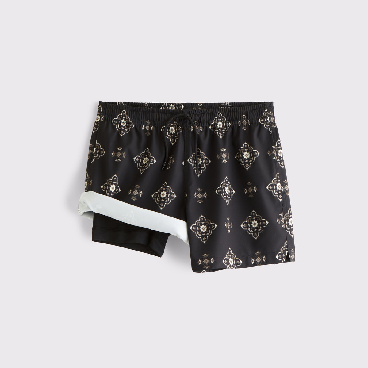 Abercrombie Pull-On Embroidered Swim Trunk