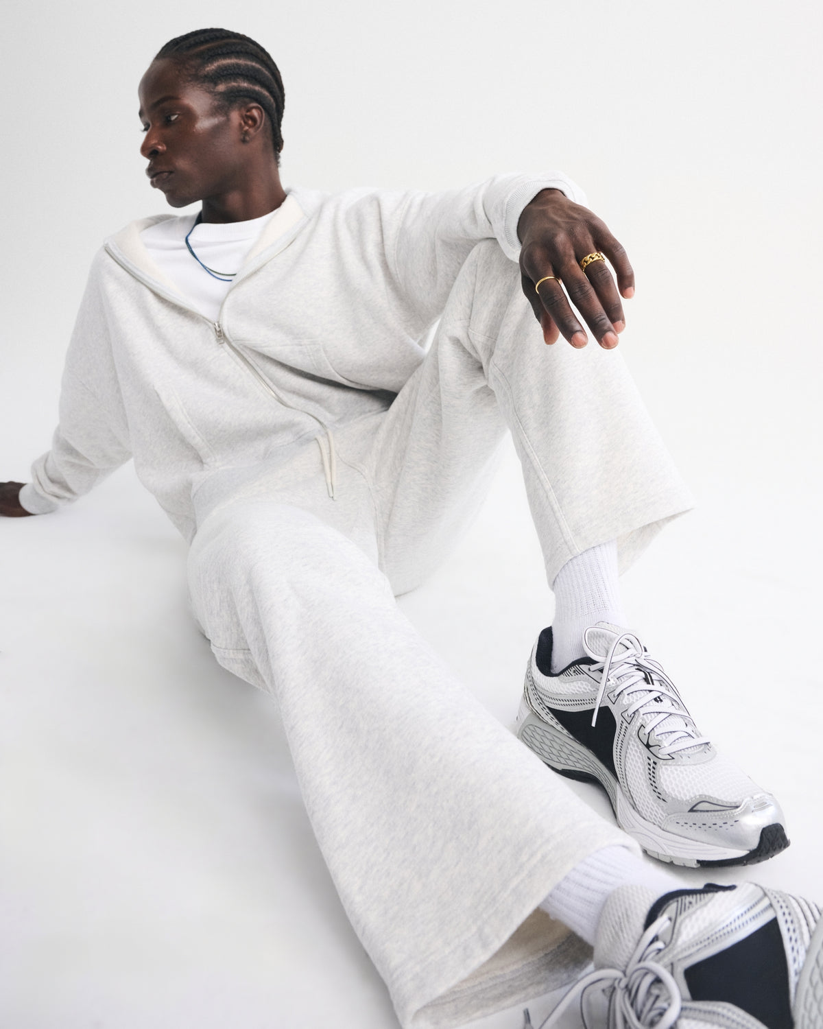 Abercrombie Essential Straight Open-Hem Sweatpant