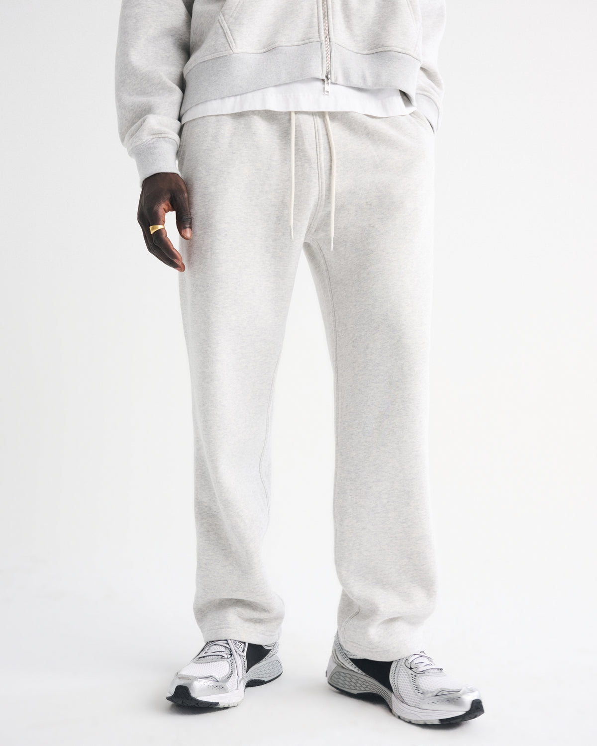 Abercrombie Essential Straight Open-Hem Sweatpant