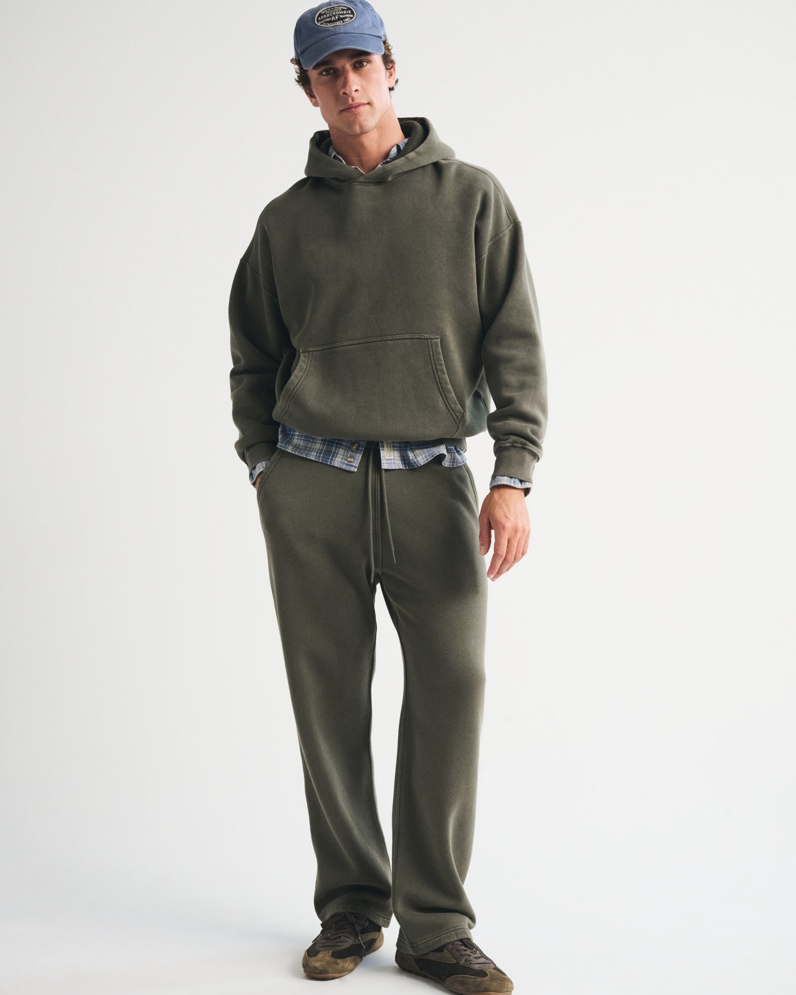 Abercrombie Essential Straight Open-Hem Sweatpant