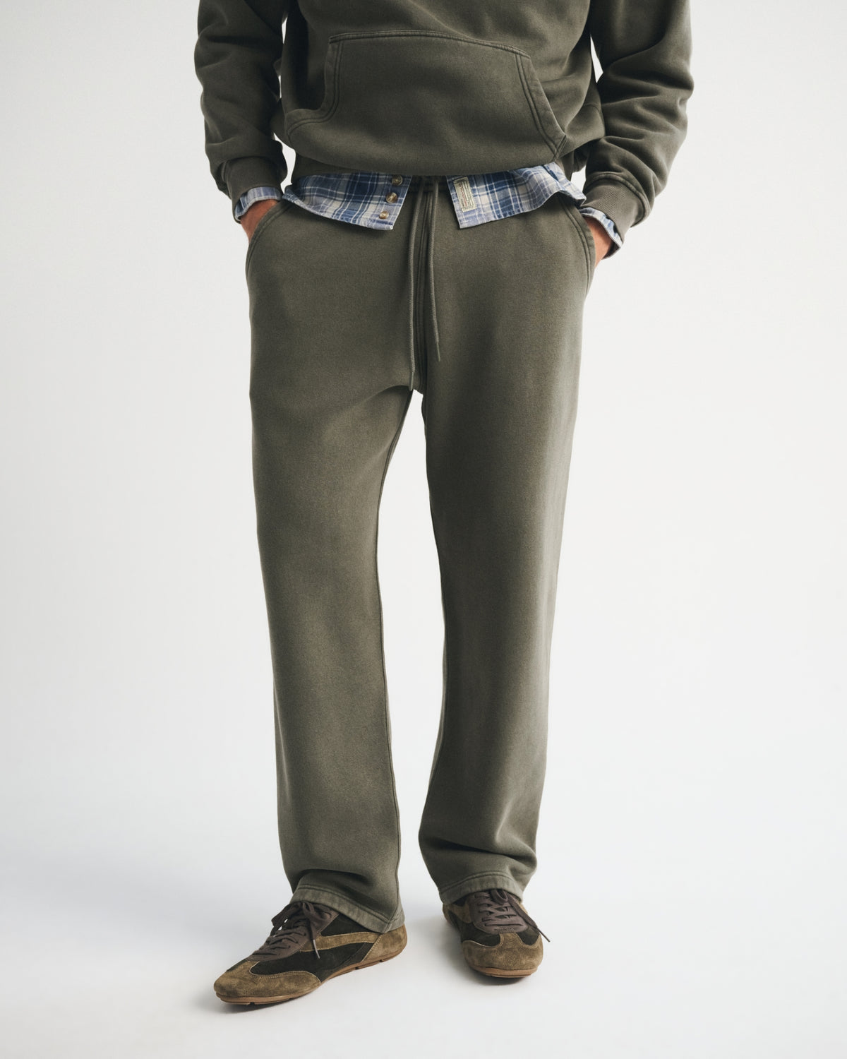Abercrombie Essential Straight Open-Hem Sweatpant