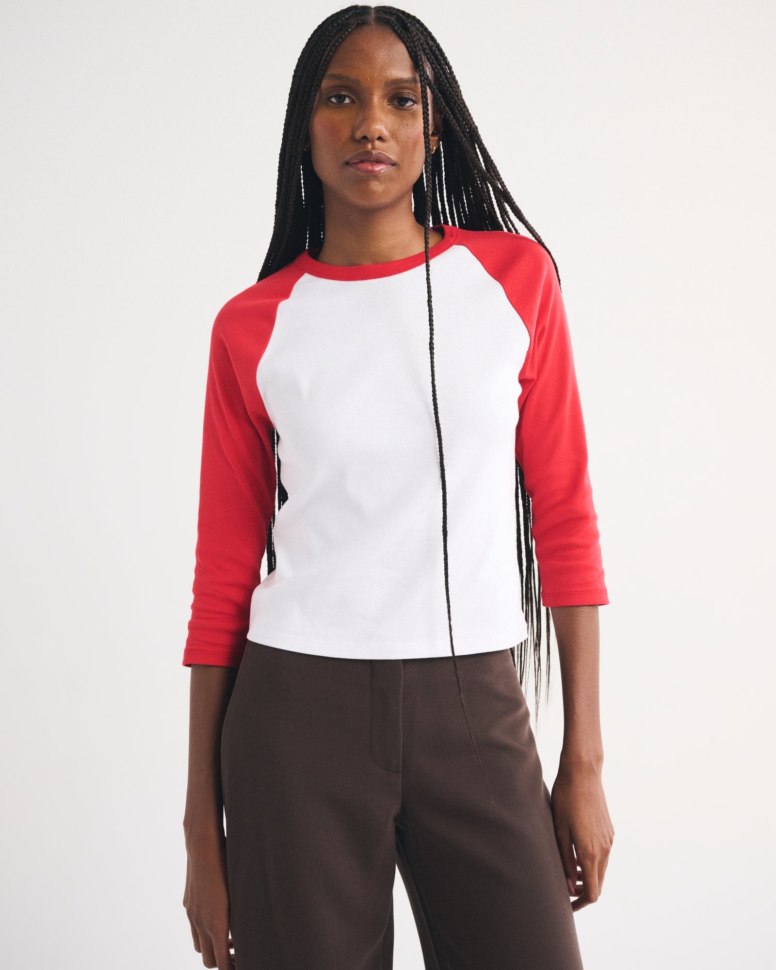Abercrombie 3/4 Sleeve Baseball Tee