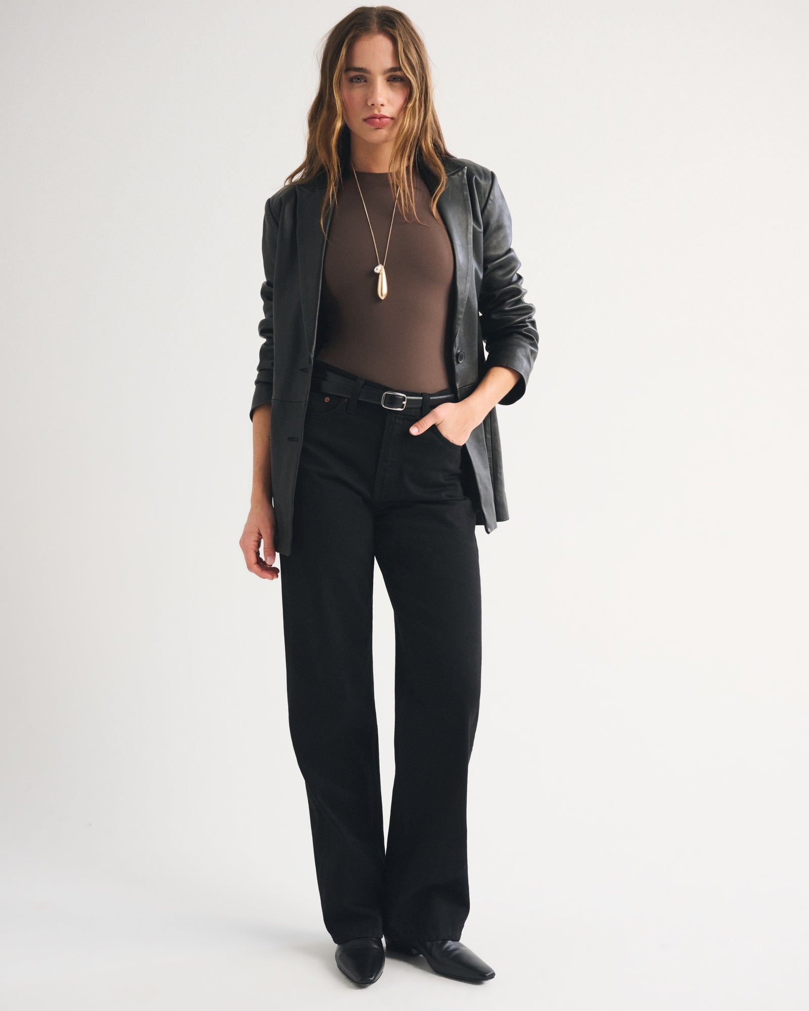 Abercrombie Seamless Fabric Tee Bodysuit