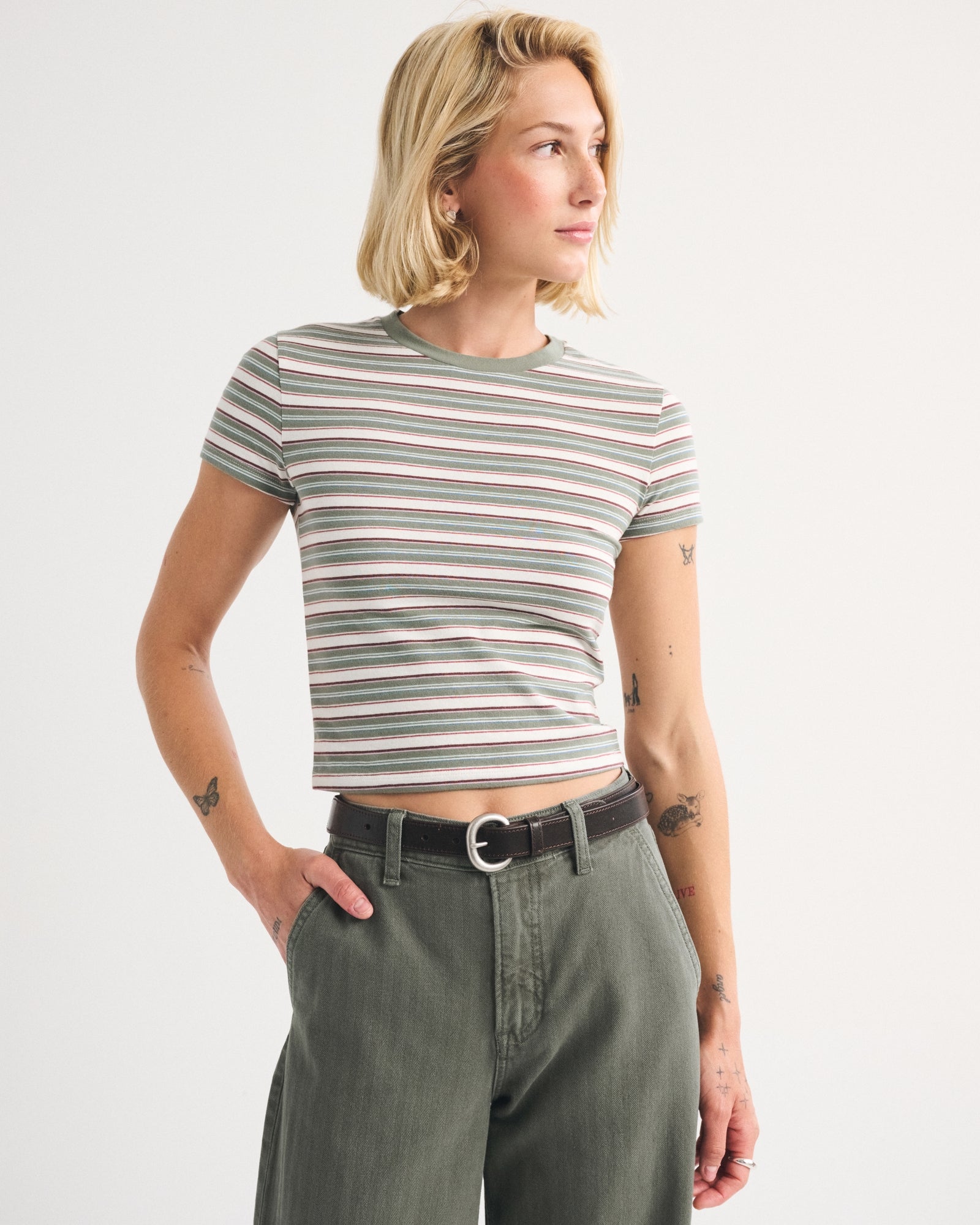 Abercrombie Seamless Fabric Baby Tee