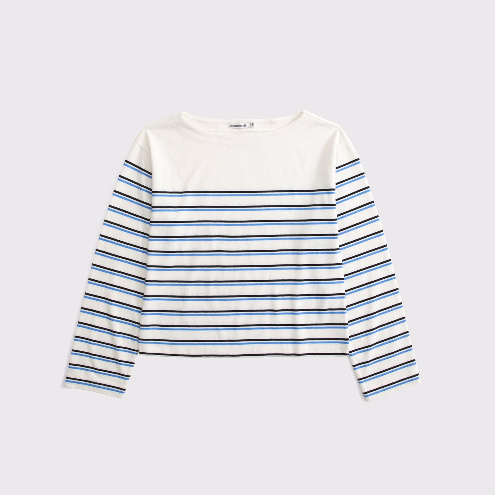 Abercrombie Long-Sleeve Mariner Boat Neck Tee
