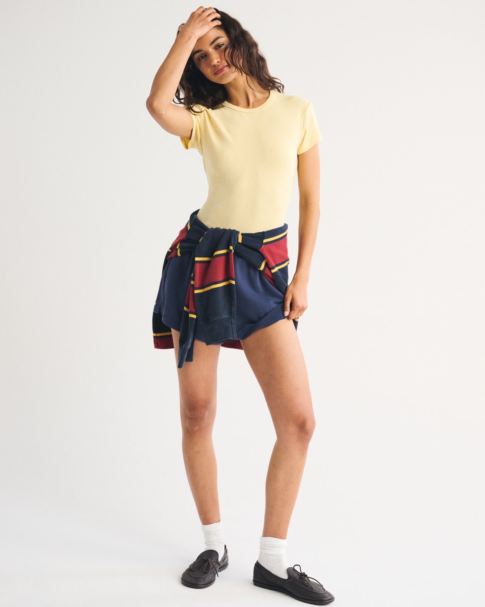 Abercrombie Tuckable Vintage Jersey Baby Tee