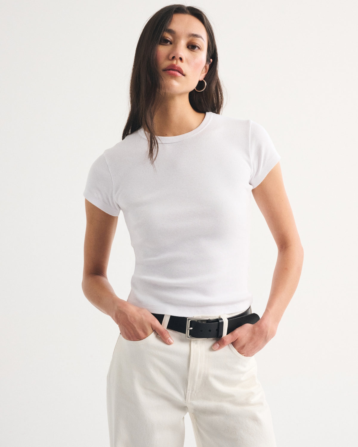Abercrombie Tuckable Vintage Jersey Baby Tee