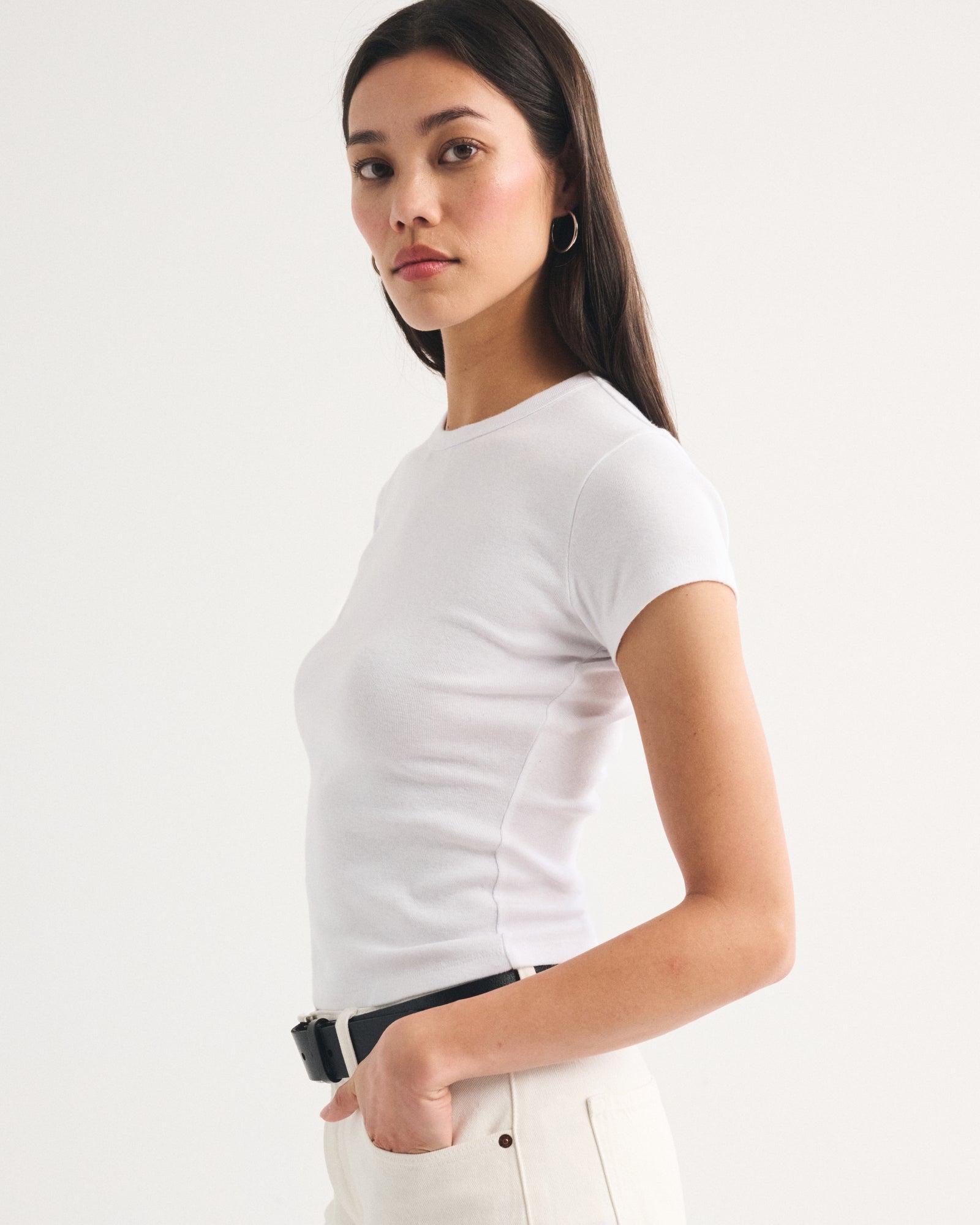 Abercrombie Tuckable Vintage Jersey Baby Tee